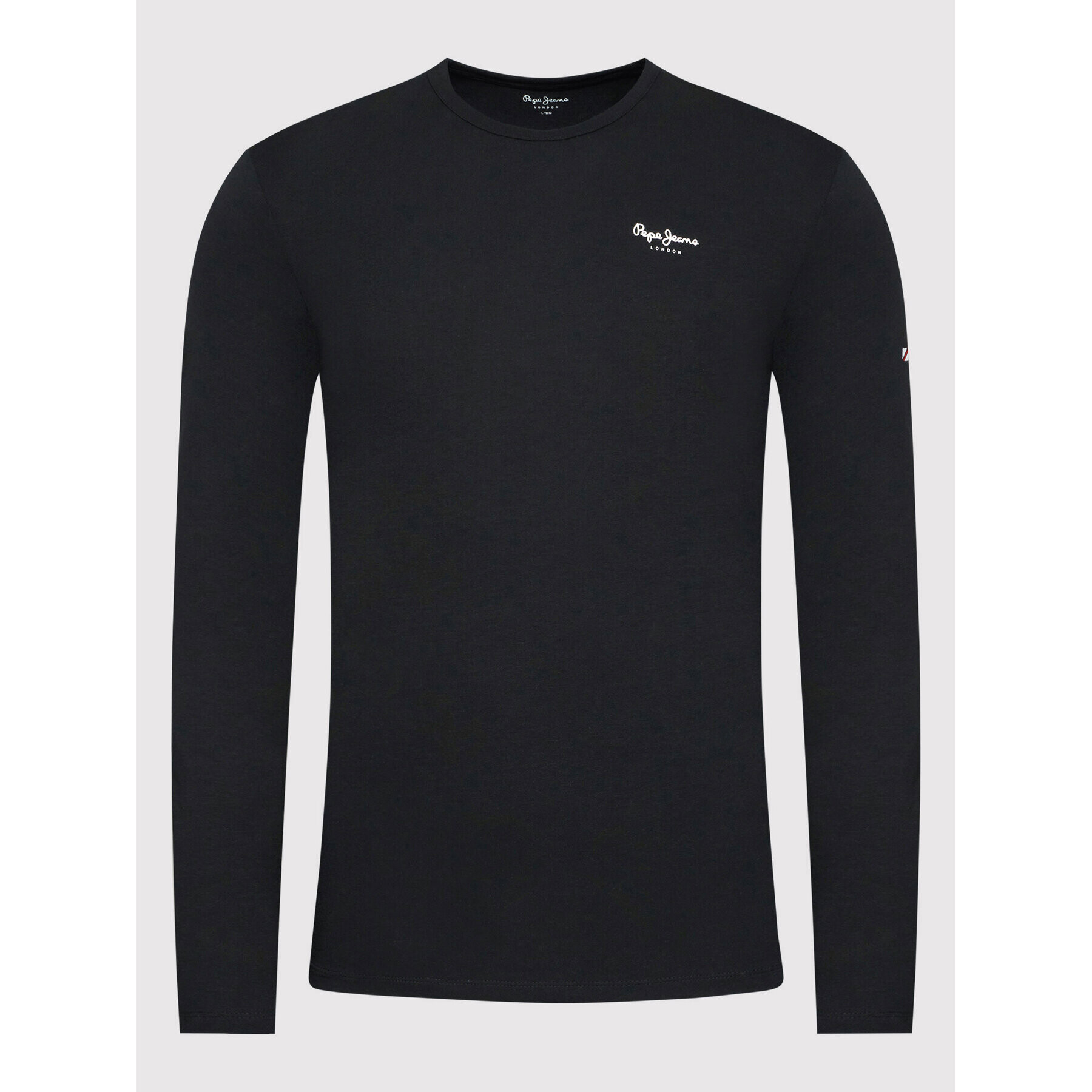 Pepe Jeans Тениска с дълъг ръкав Original Basic 2 Long N PM508211 Черен Slim Fit - Pepit.bg
