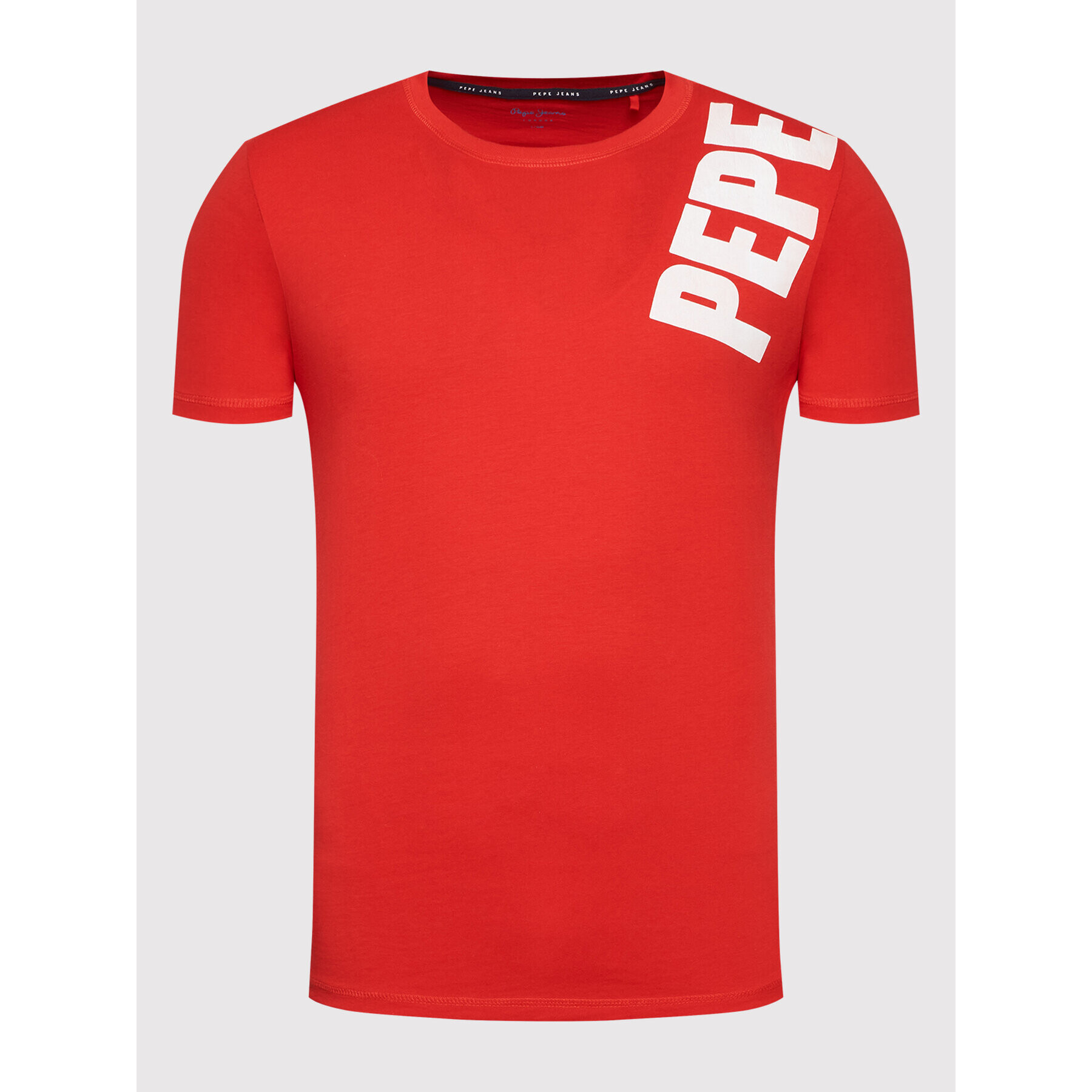 Pepe Jeans Тишърт Aerol PM508229 Червен Slim Fit - Pepit.bg