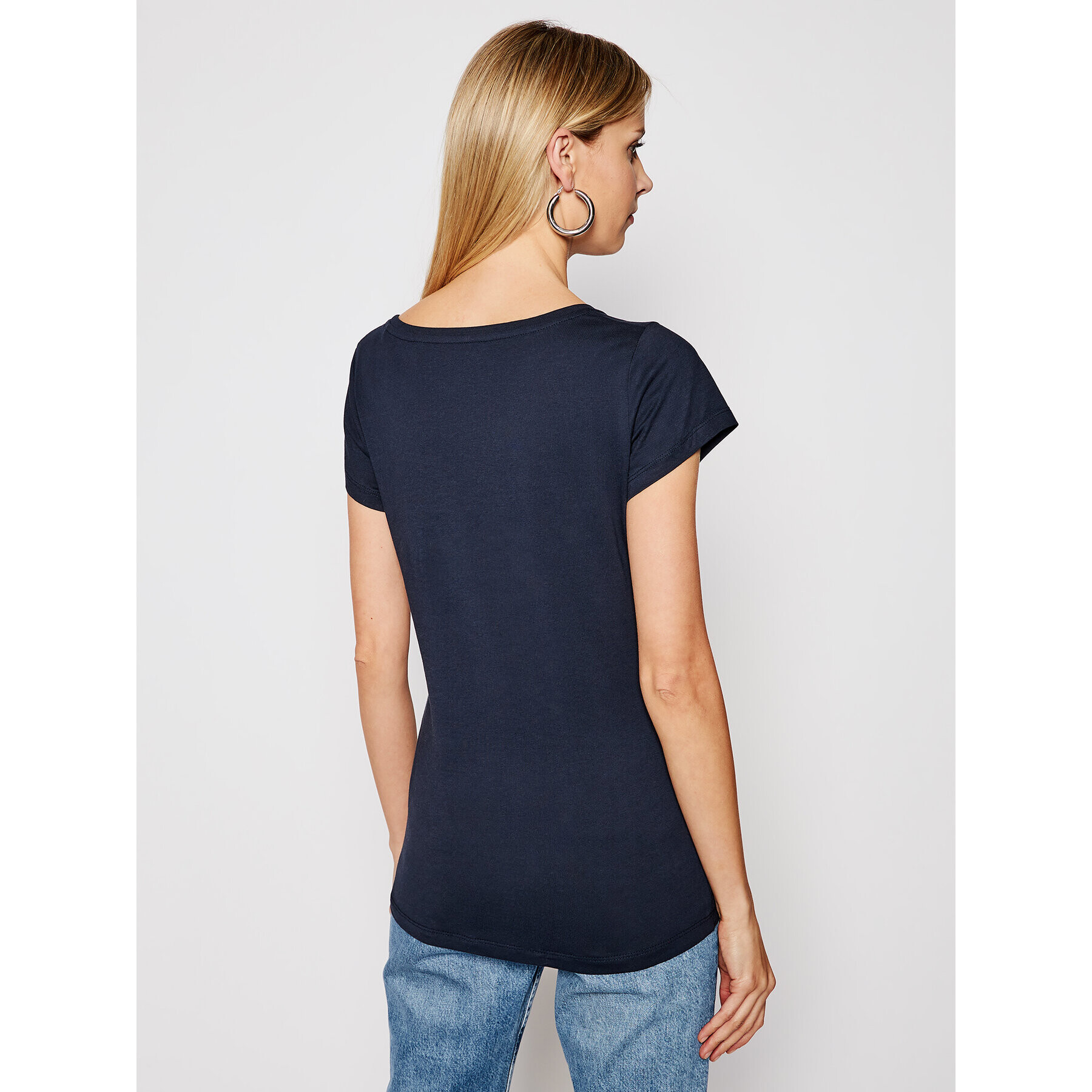 Pepe Jeans Тишърт Alessa PL504795 Тъмносин Regular Fit - Pepit.bg
