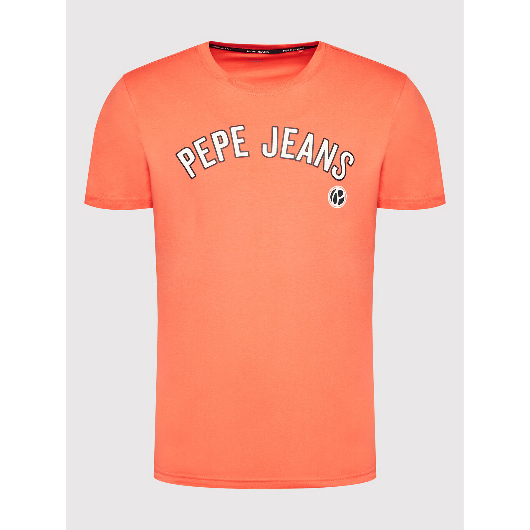 Pepe Jeans Тишърт Alessio PM508256 Оранжев Regular Fit - Pepit.bg