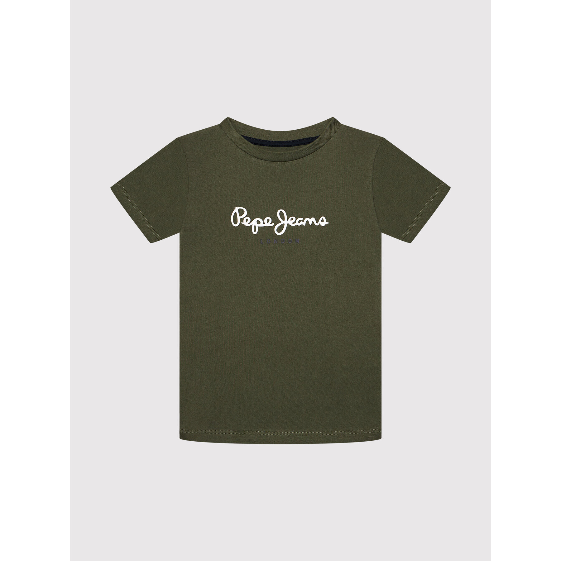 Pepe Jeans Тишърт Art New PB503193 Зелен Regular Fit - Pepit.bg