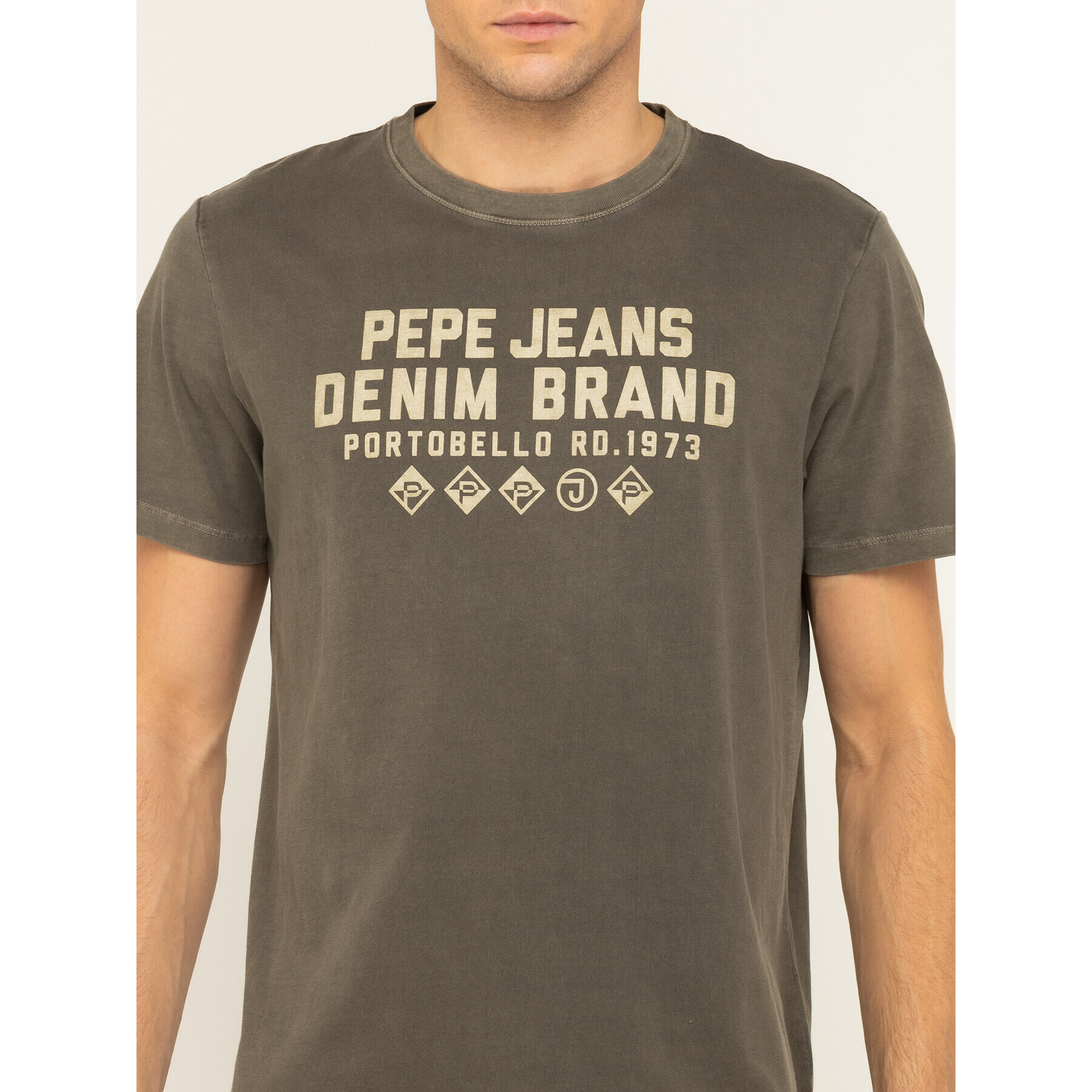 Pepe Jeans Тишърт Ben PM506903 Кафяв Regular Fit - Pepit.bg