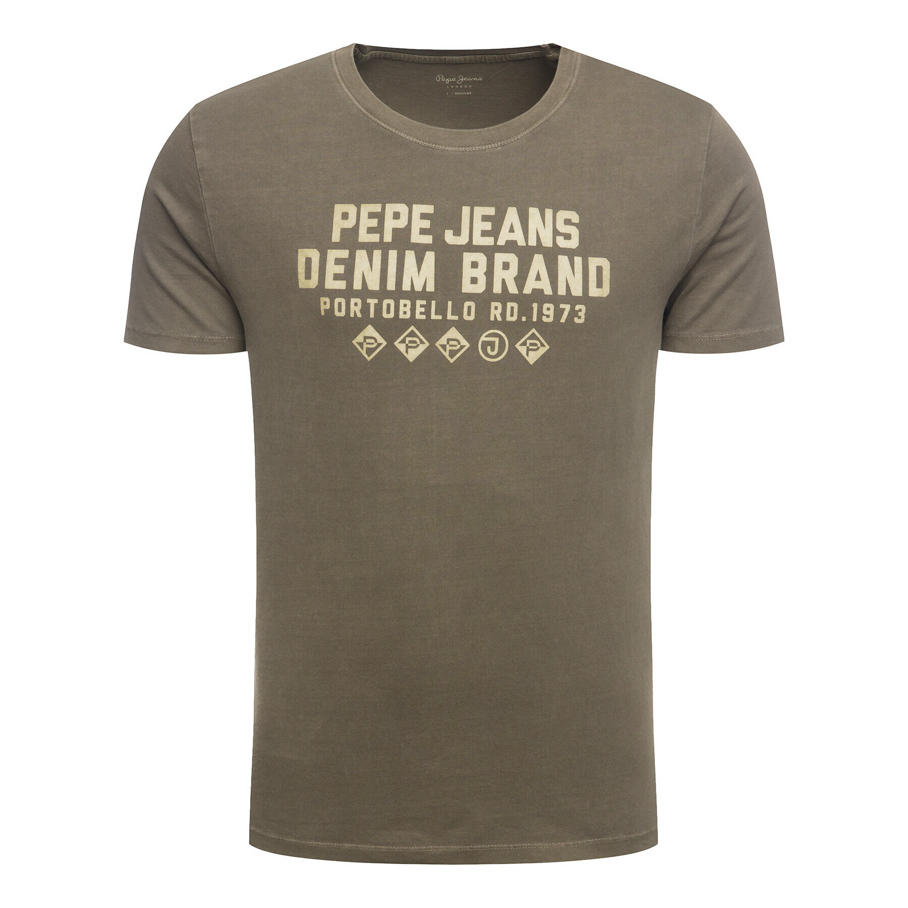 Pepe Jeans Тишърт Ben PM506903 Кафяв Regular Fit - Pepit.bg