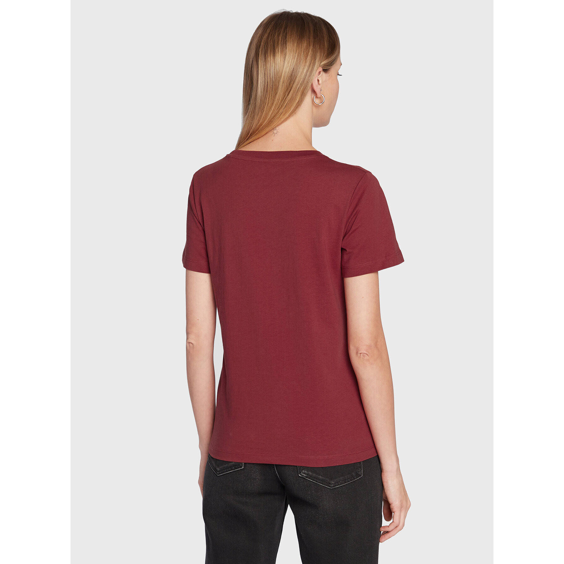 Pepe Jeans Тишърт Camila PL505292 Червен Regular Fit - Pepit.bg