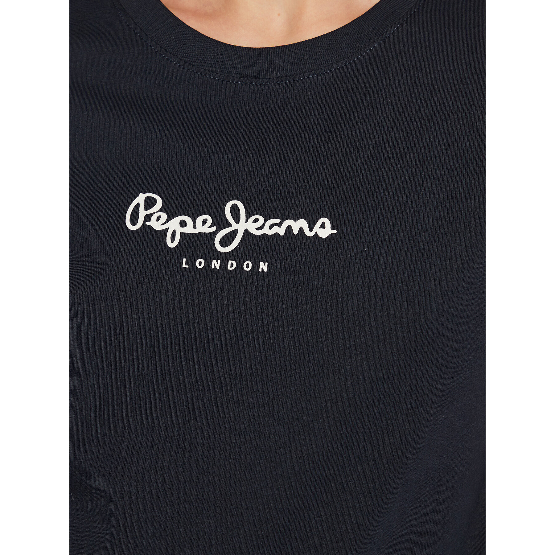 Pepe Jeans Тишърт Camila PL505292 Тъмносин Regular Fit - Pepit.bg