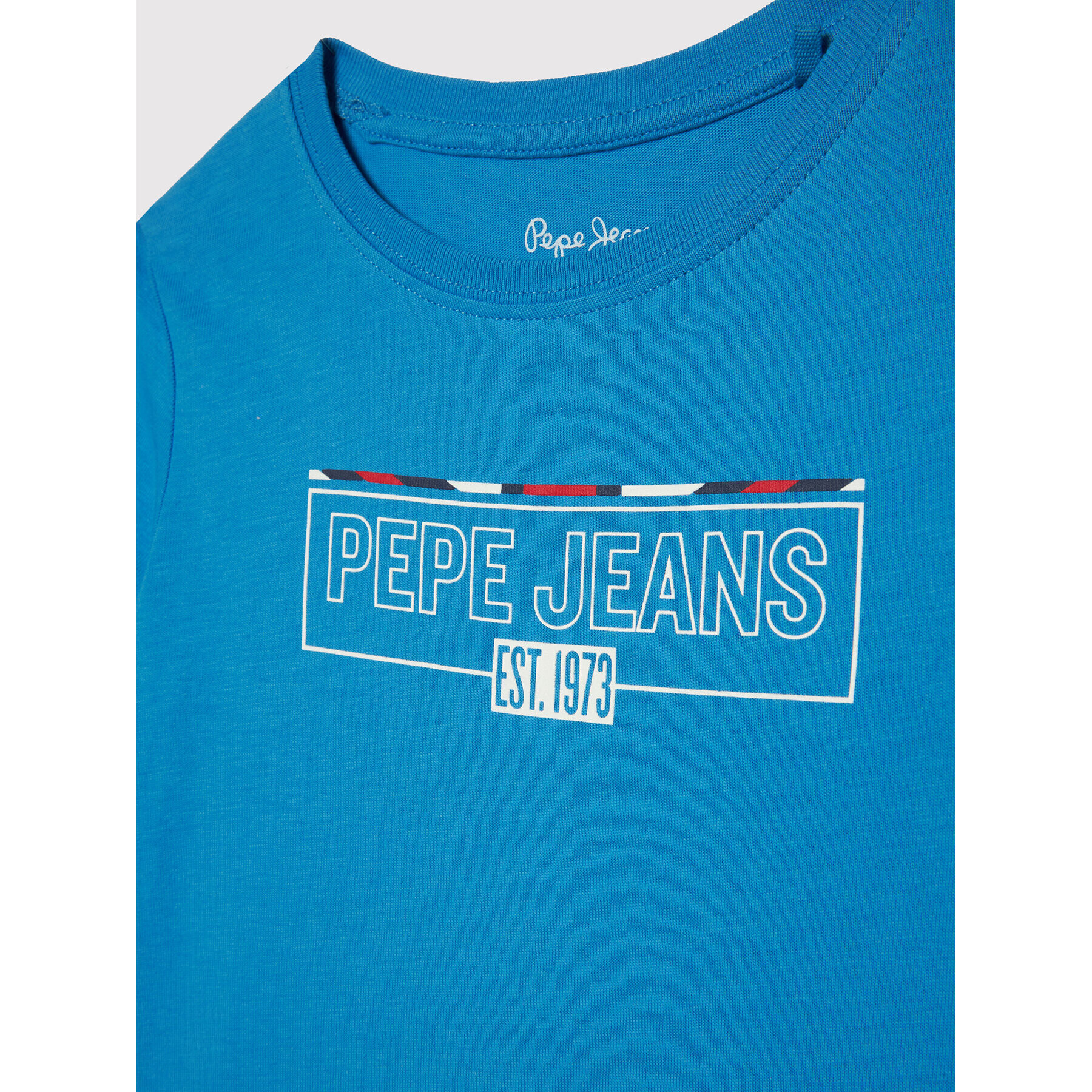 Pepe Jeans Тишърт Castiel PB503363 Син Regular Fit - Pepit.bg