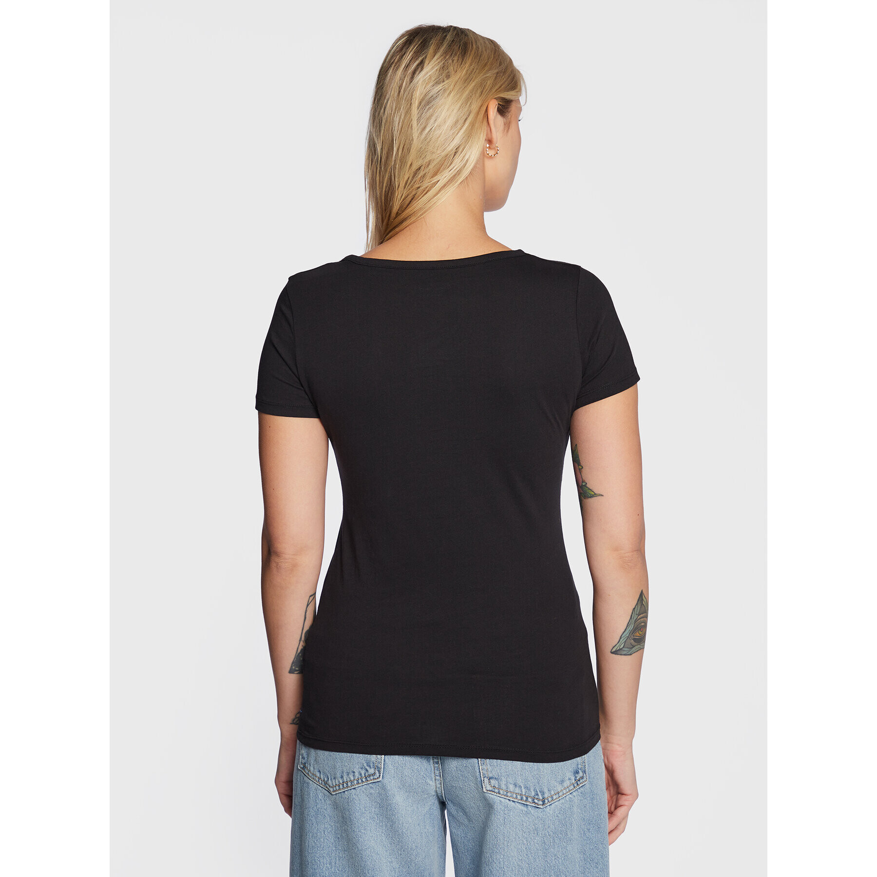 Pepe Jeans Тишърт Corine PL505305 Черен Regular Fit - Pepit.bg