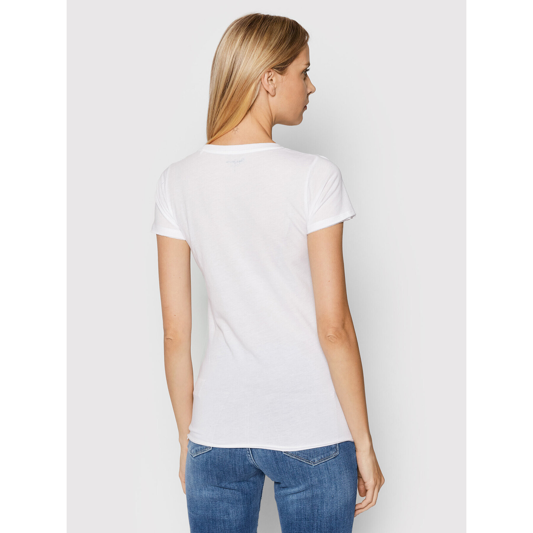Pepe Jeans Тишърт Dafne PL505058 Бял Regular Fit - Pepit.bg
