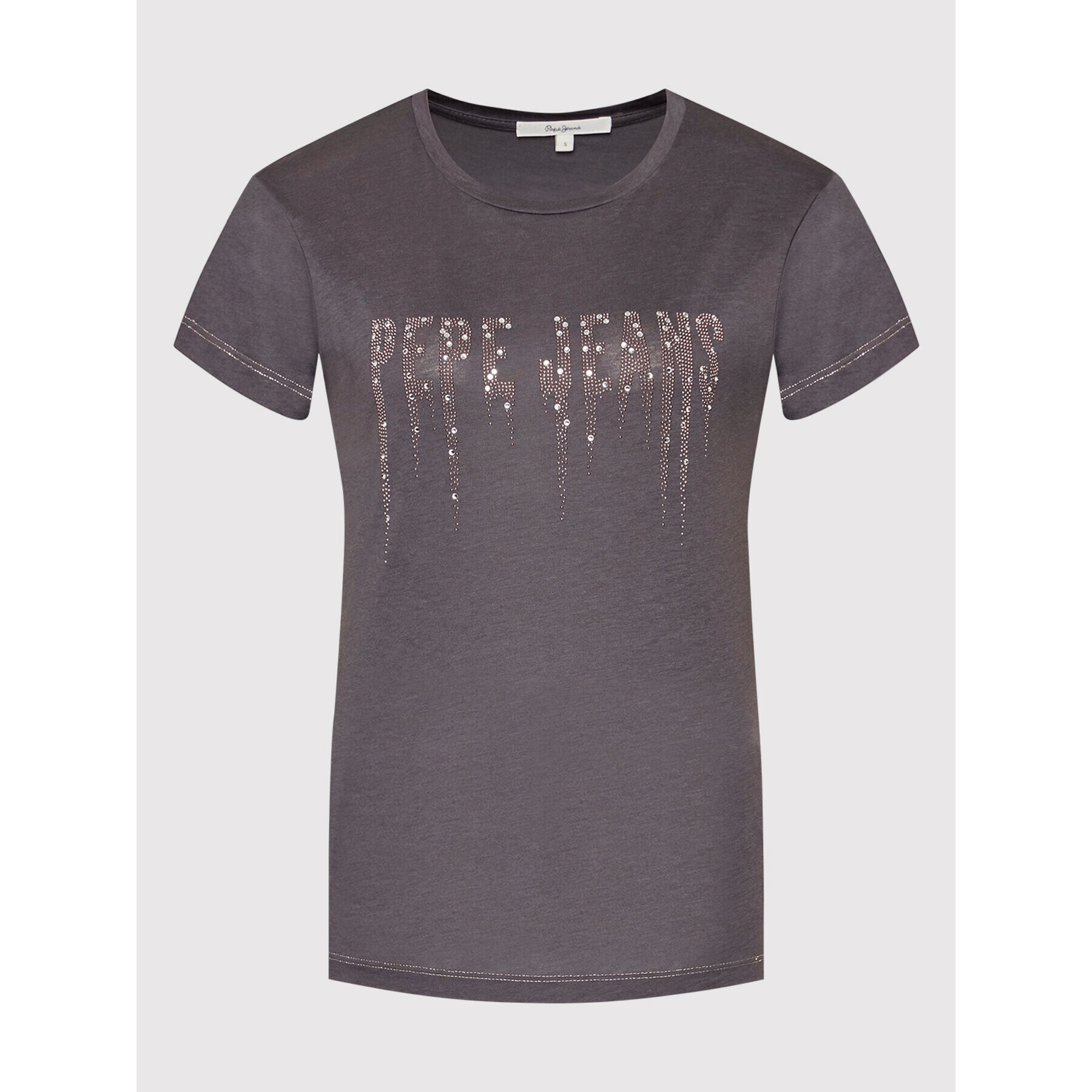 Pepe Jeans Тишърт Debo PL504997 Сив Regular Fit - Pepit.bg