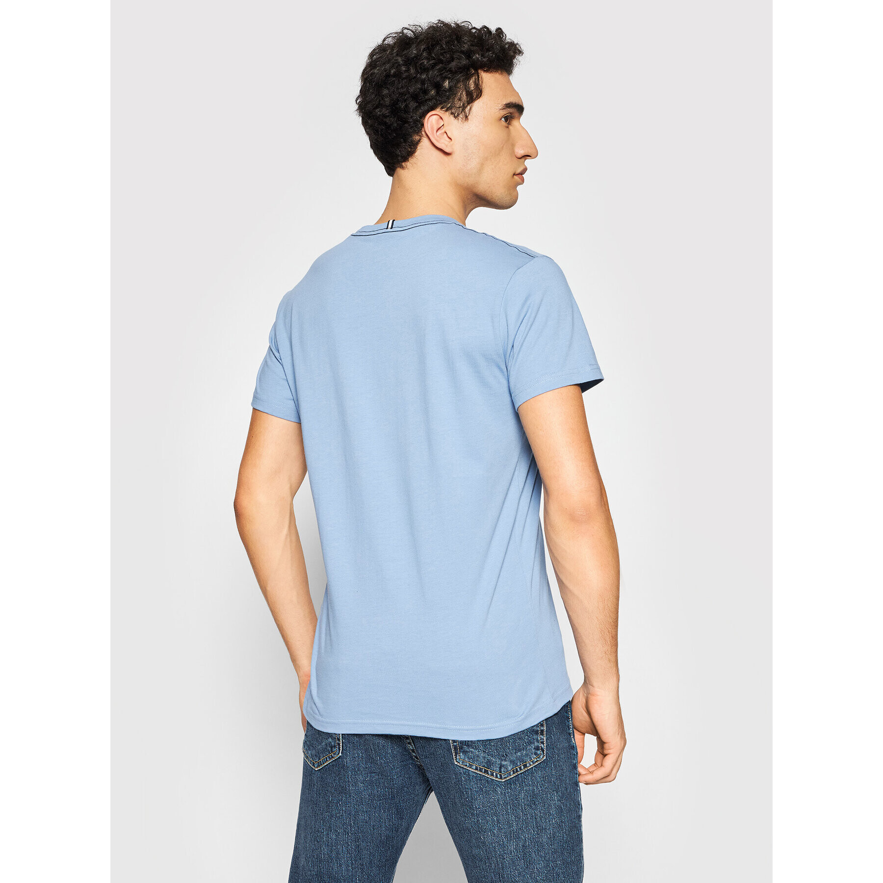 Pepe Jeans Тишърт Derek PM508011 Син Regular Fit - Pepit.bg