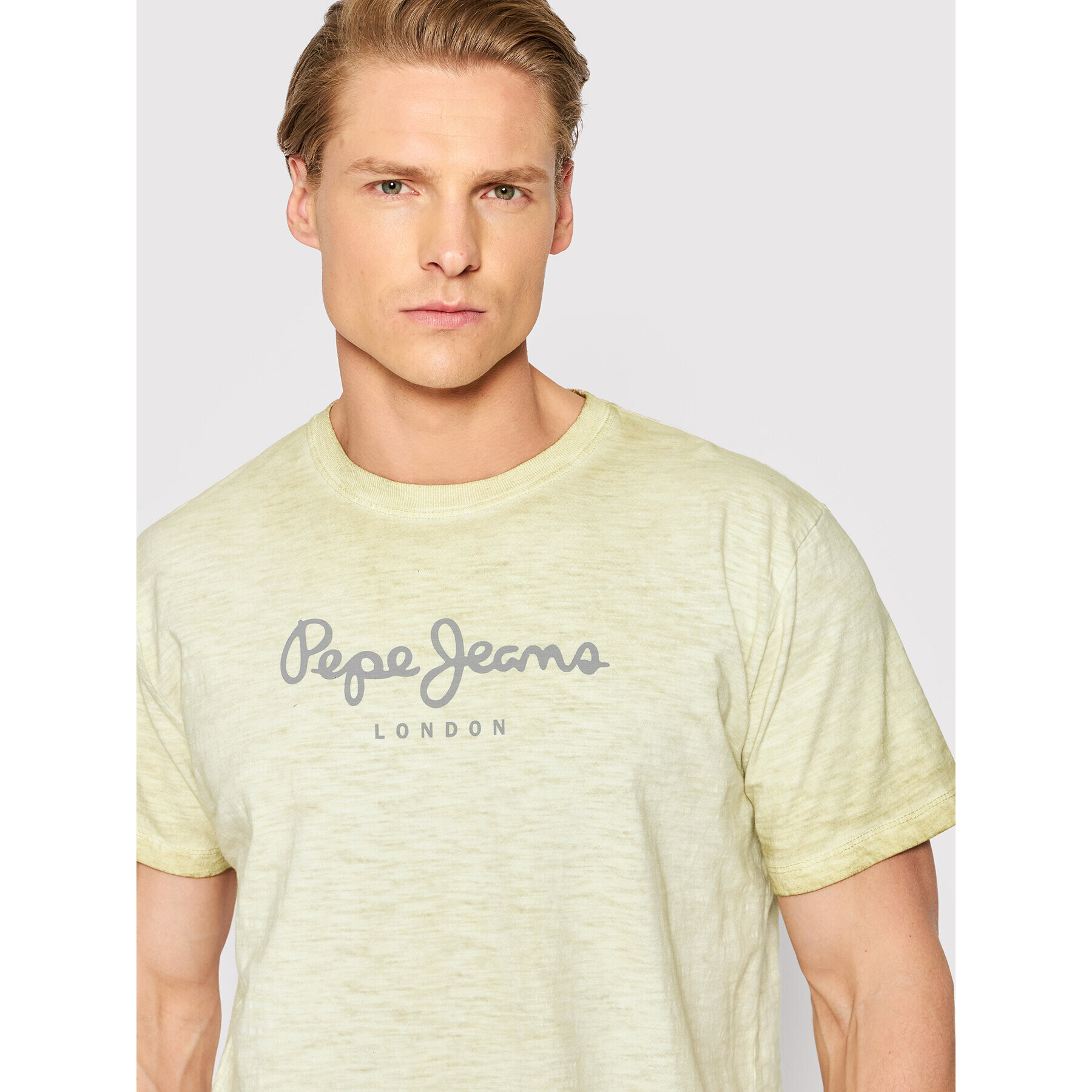 Pepe Jeans Тишърт Don N PM508108 Бежов Regular Fit - Pepit.bg