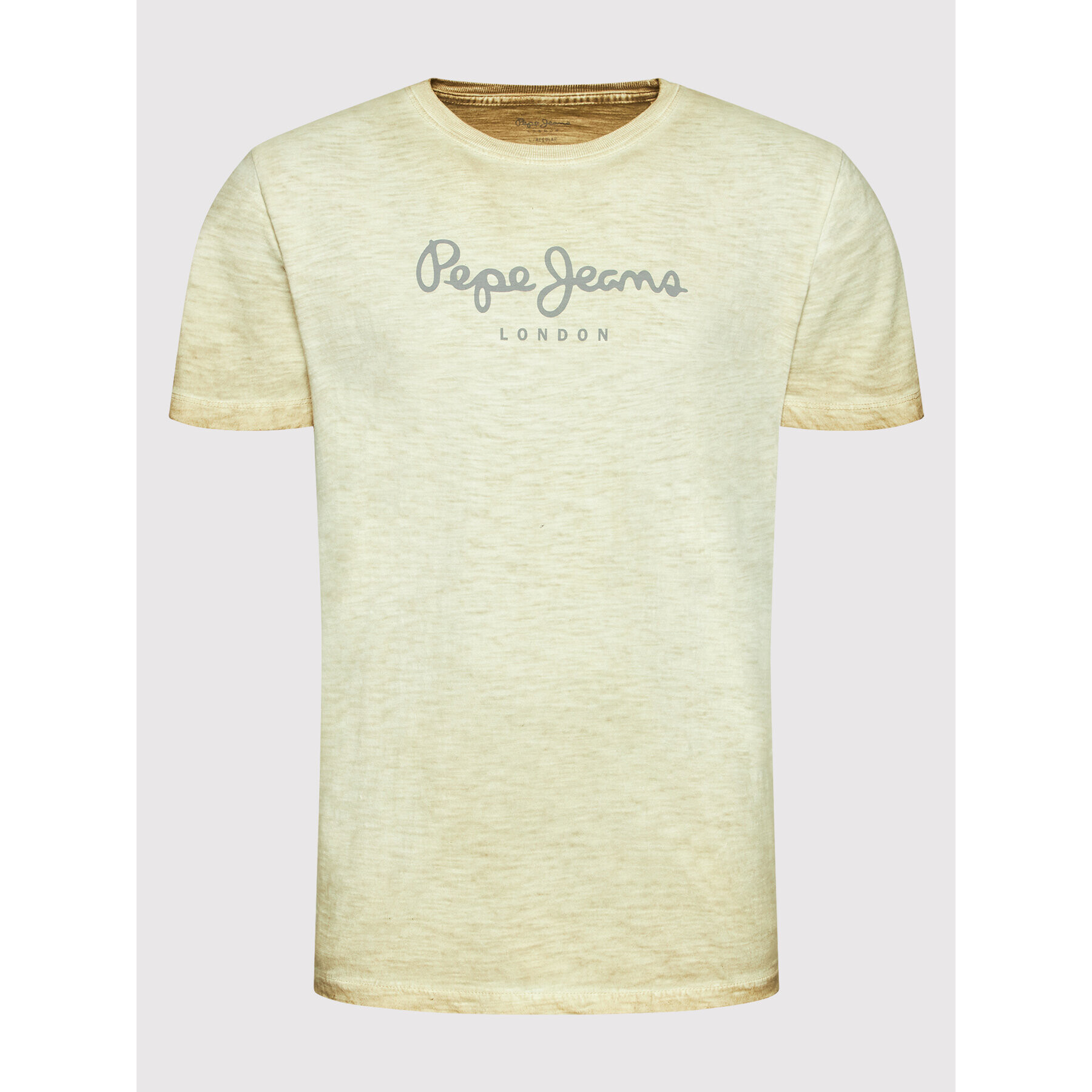 Pepe Jeans Тишърт Don N PM508108 Бежов Regular Fit - Pepit.bg