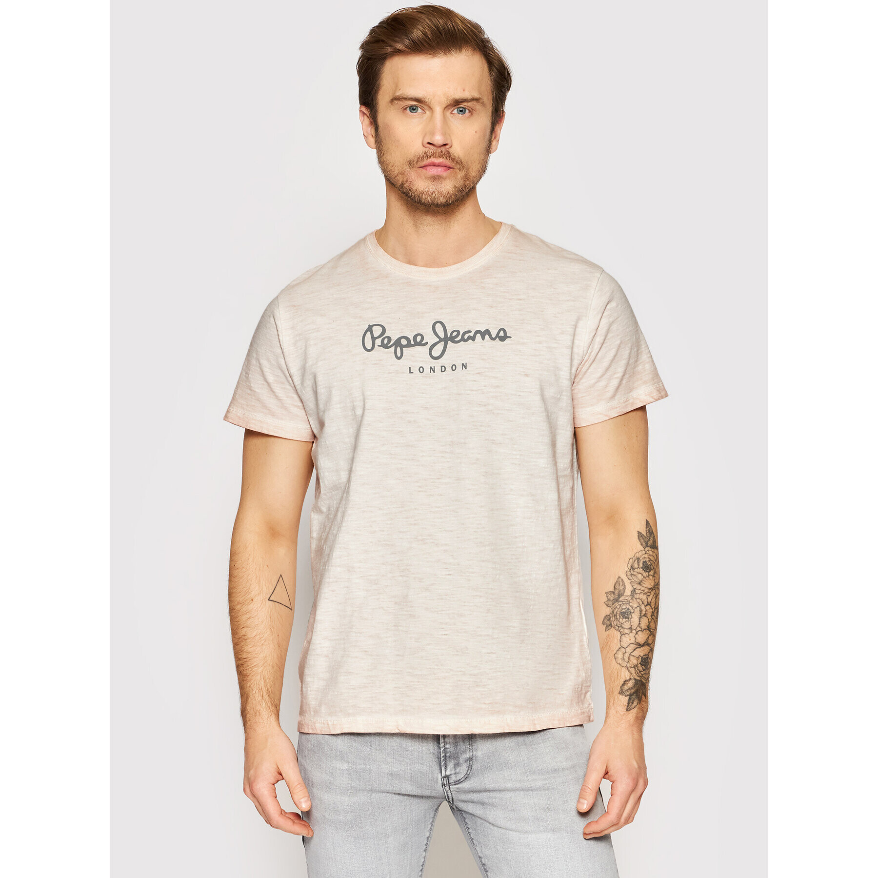Pepe Jeans Тишърт Don PM508108 Розов Regular Fit - Pepit.bg