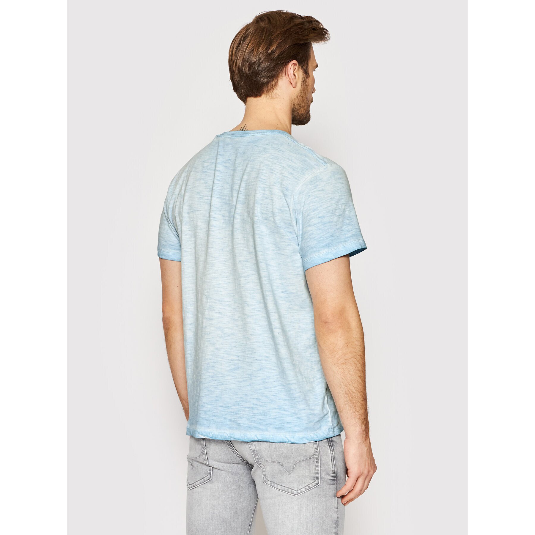 Pepe Jeans Тишърт Don PM508108 Син Regular Fit - Pepit.bg