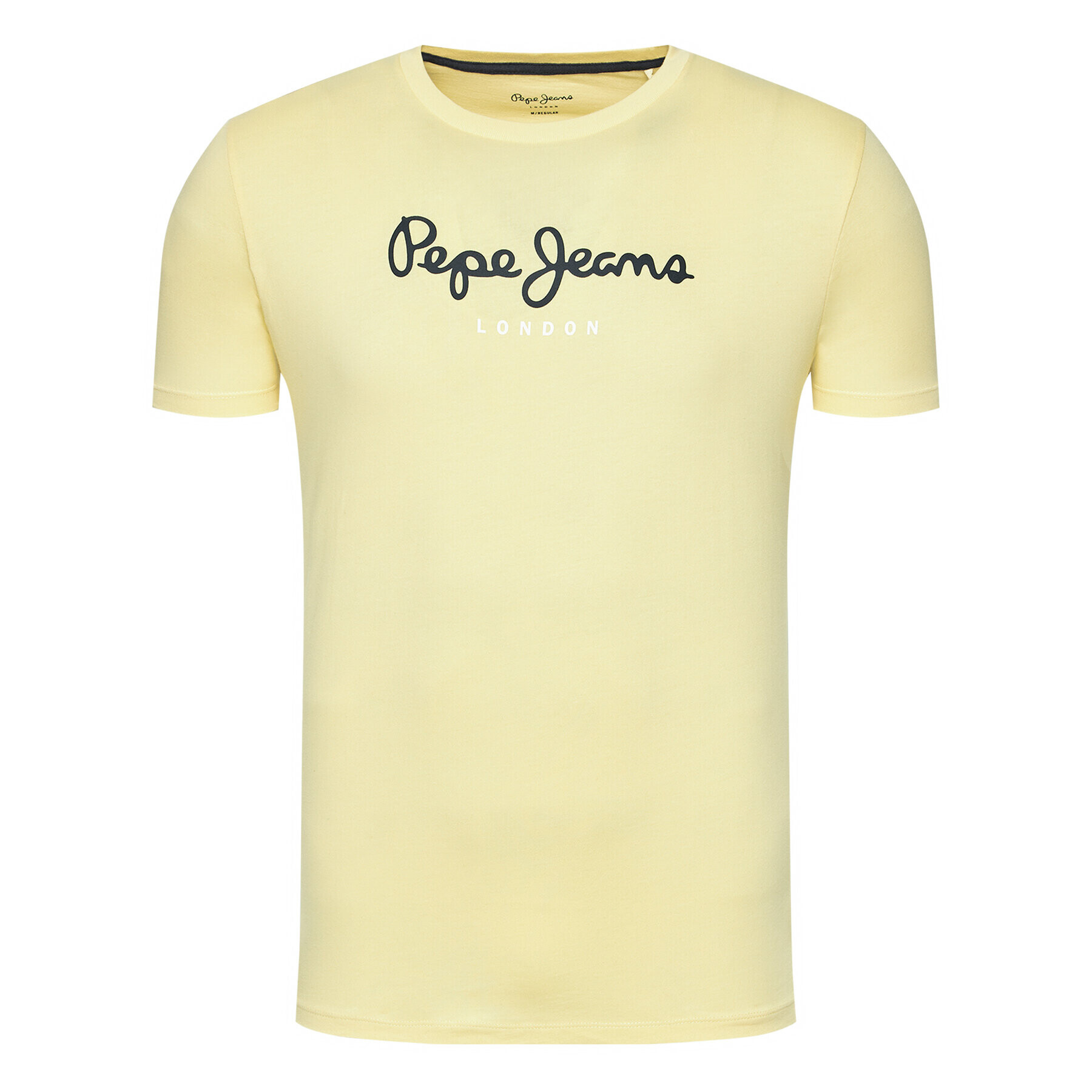 Pepe Jeans Тишърт Eggo PM500465 Жълт Regular Fit - Pepit.bg