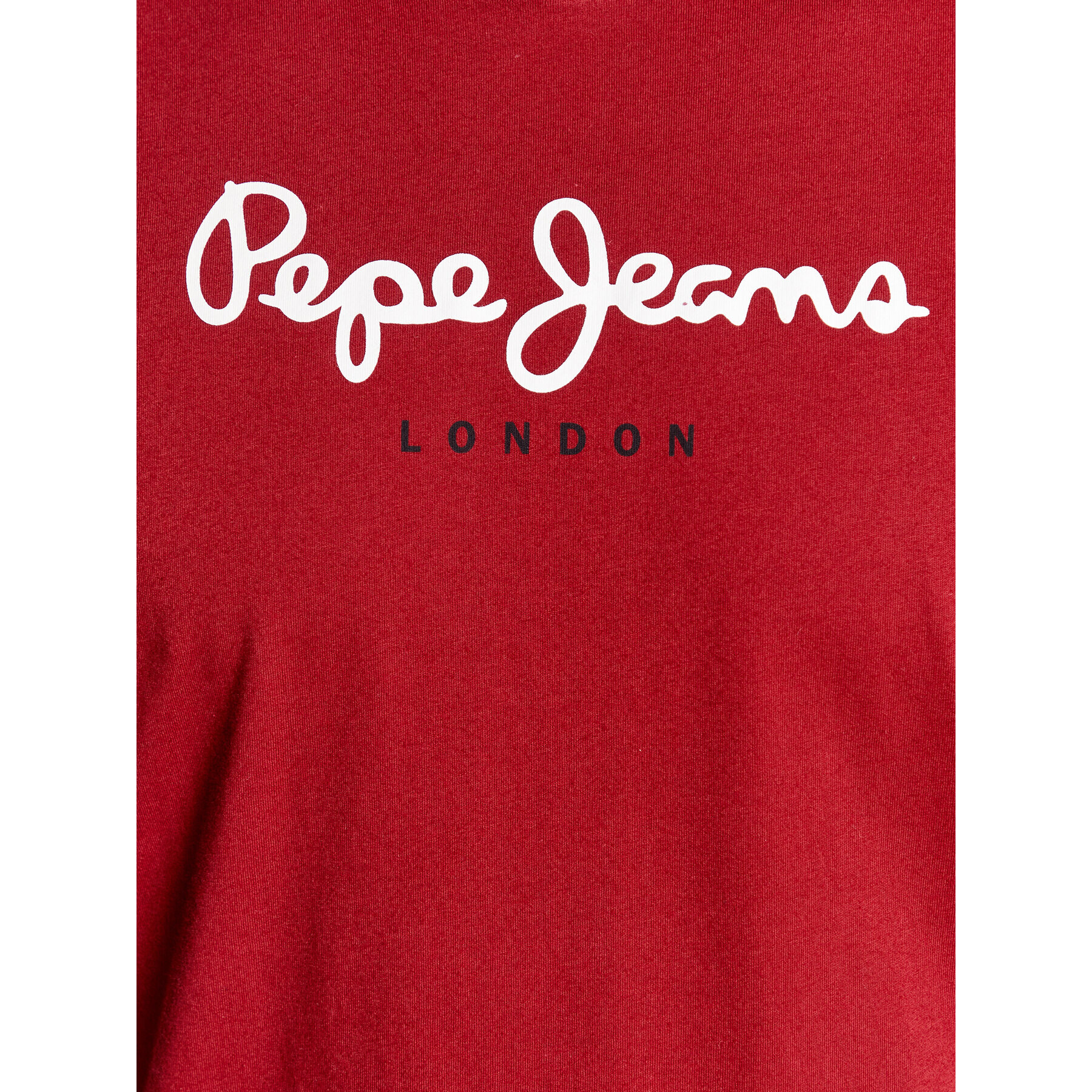 Pepe Jeans Тишърт Eggo PM508208 Червен Regular Fit - Pepit.bg
