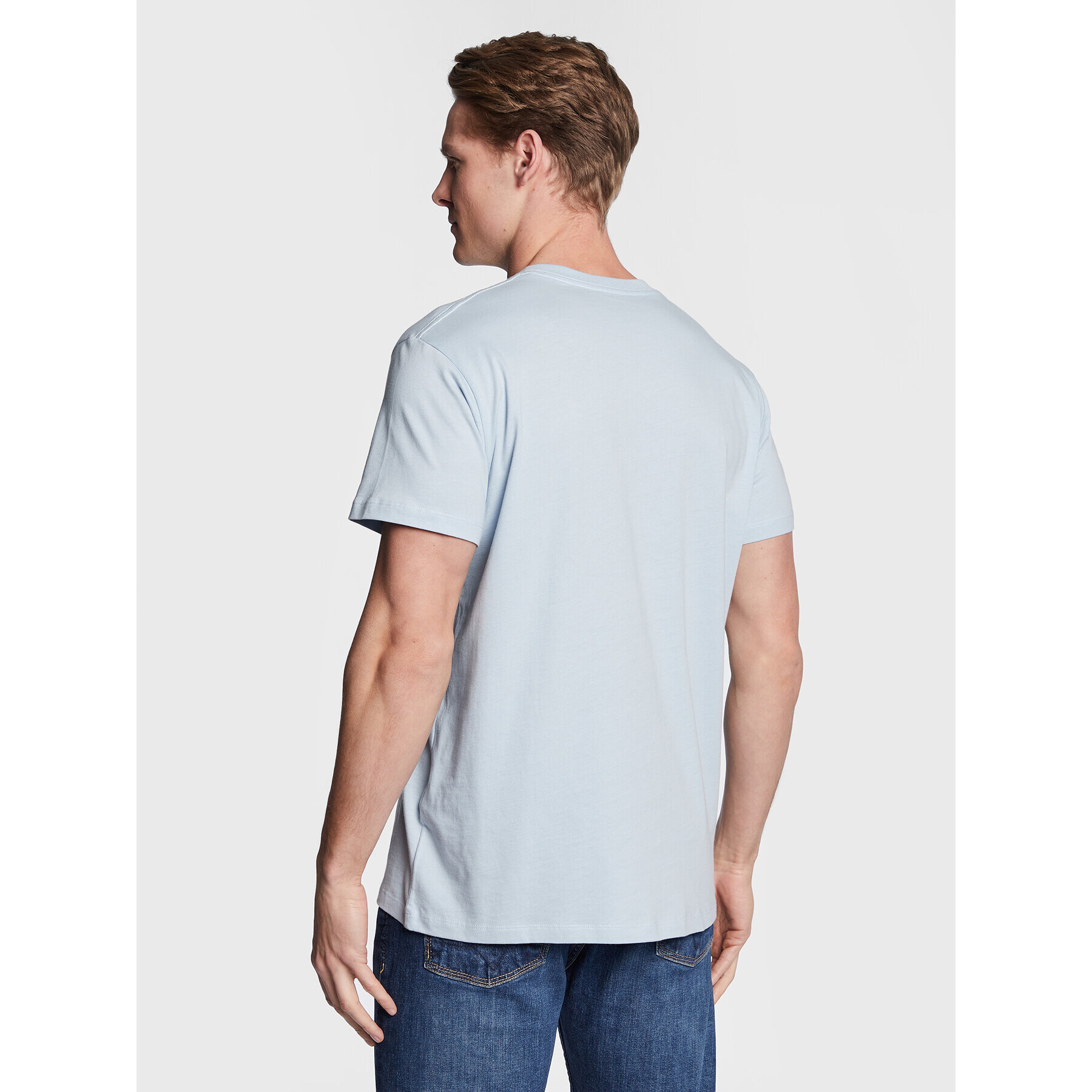 Pepe Jeans Тишърт Eggo PM508208 Син Regular Fit - Pepit.bg