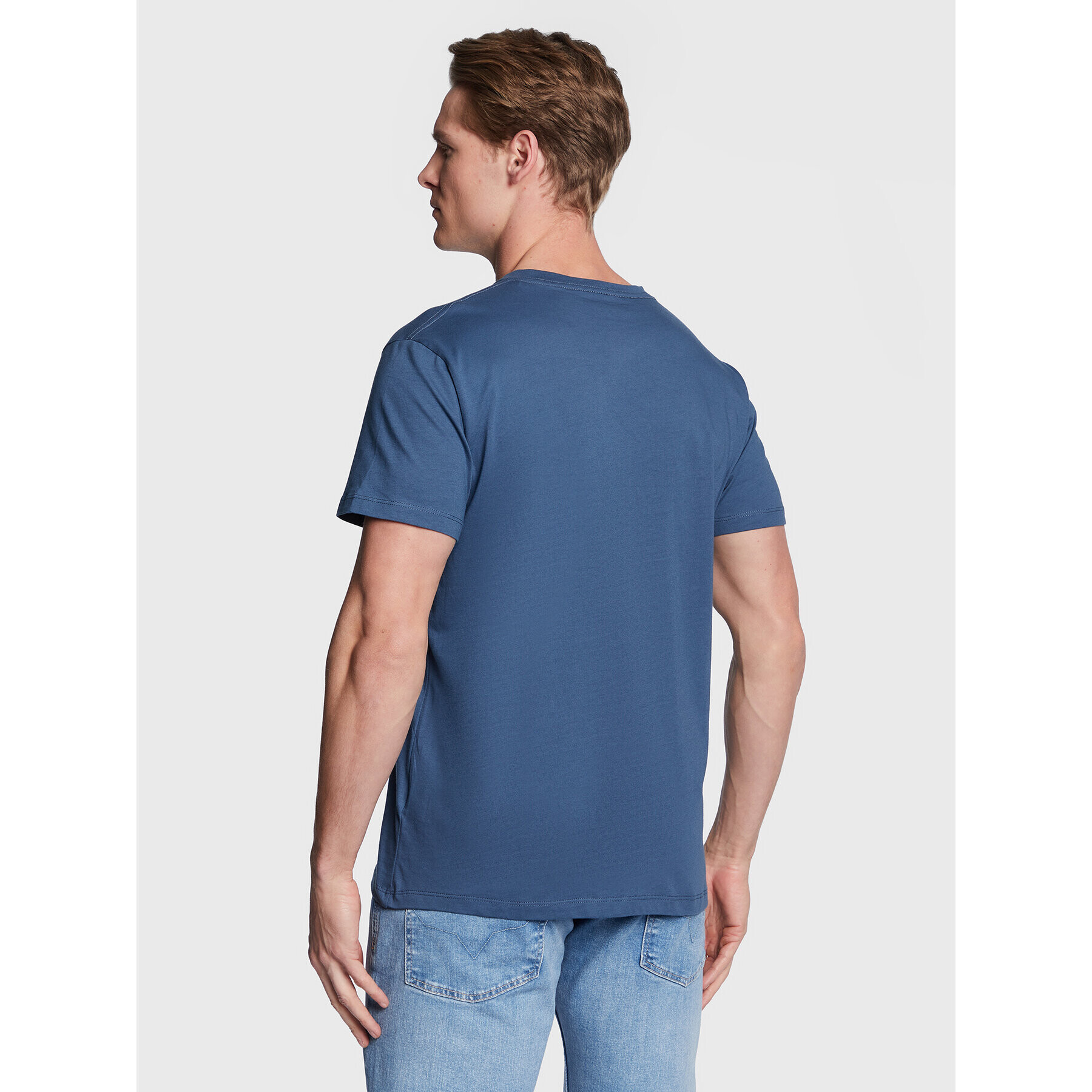 Pepe Jeans Тишърт Eggo PM508271 Тъмносин Regular Fit - Pepit.bg