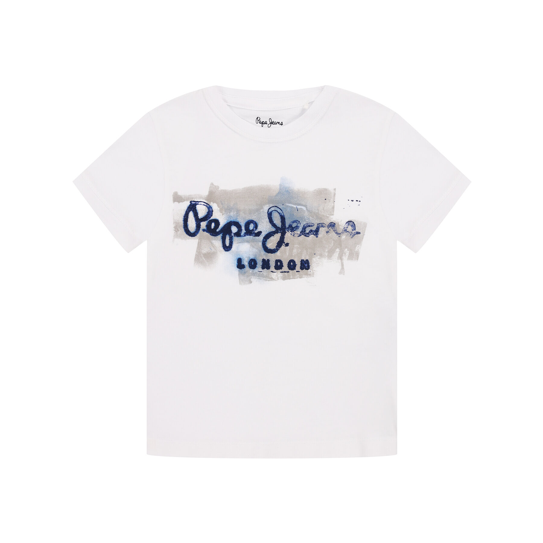 Pepe Jeans Тишърт Golders PB501338 Бял Regular Fit - Pepit.bg