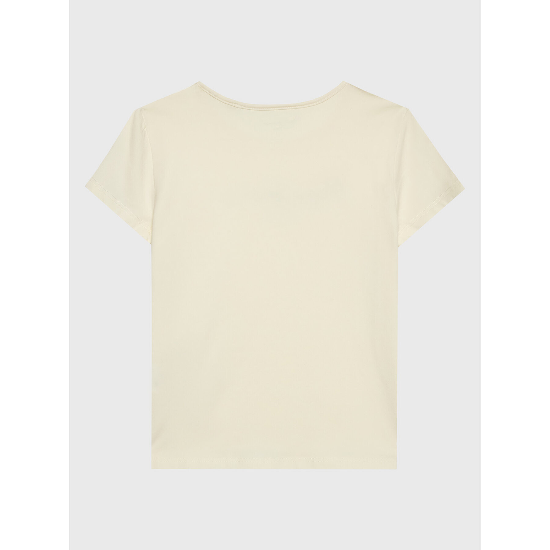 Pepe Jeans Тишърт Hana Glitter PG502924 Бежов Regular Fit - Pepit.bg