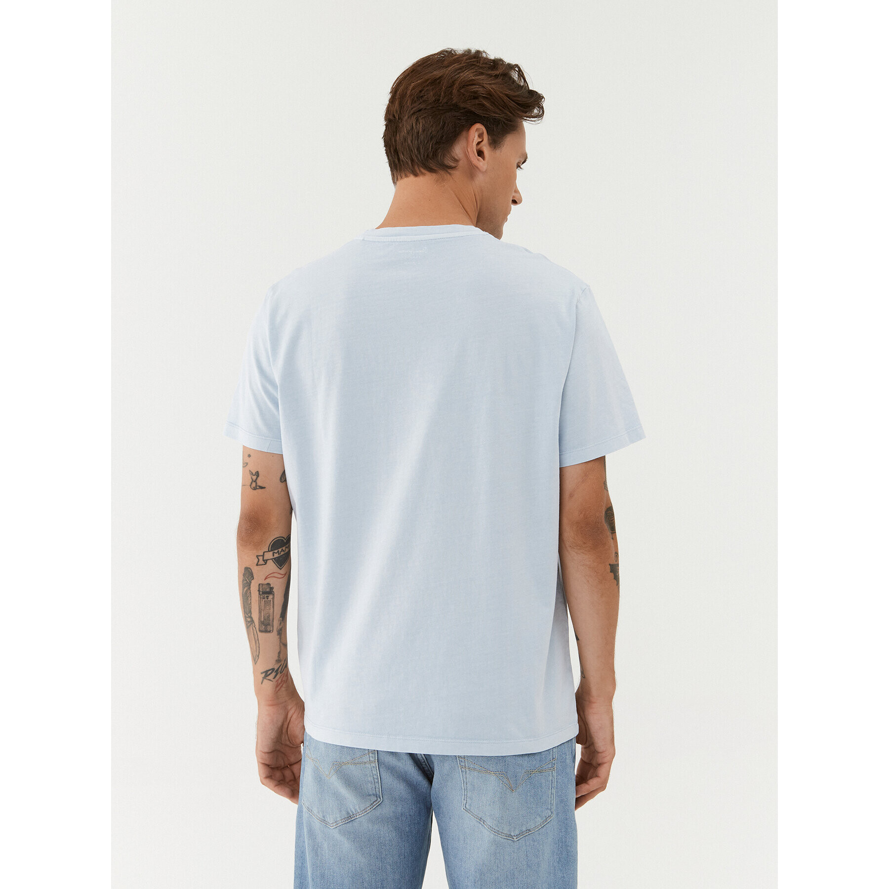 Pepe Jeans Тишърт Jayden PM509098 Син Regular Fit - Pepit.bg