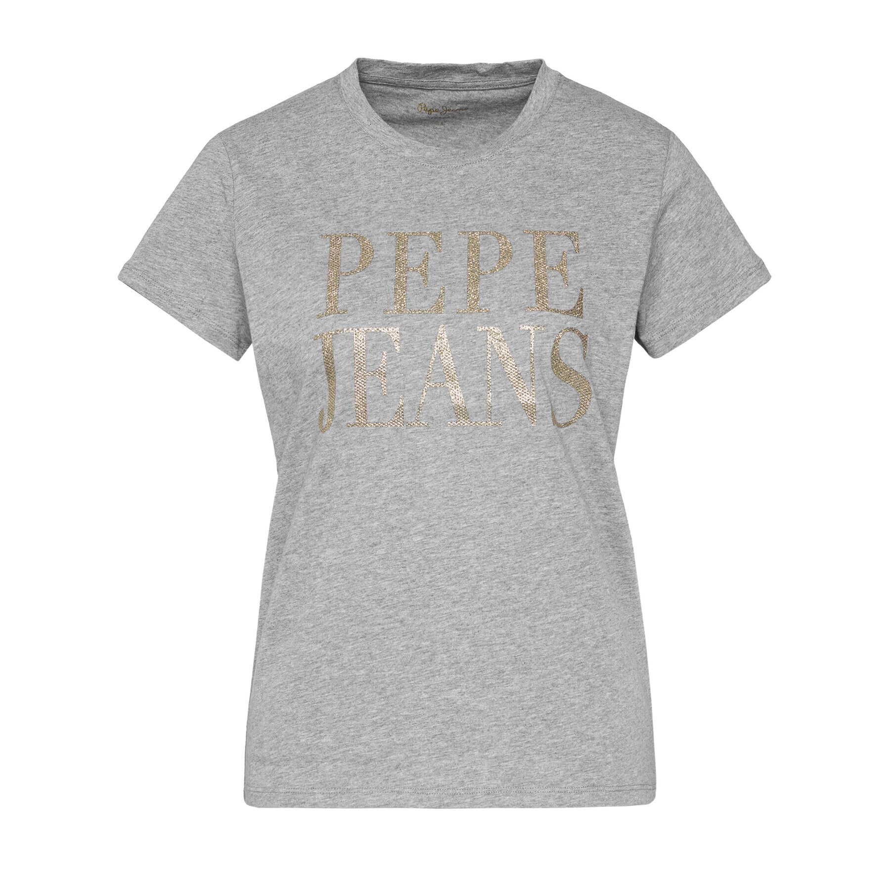 Pepe Jeans Тишърт Lucila PL504655 Сив Regular Fit - Pepit.bg