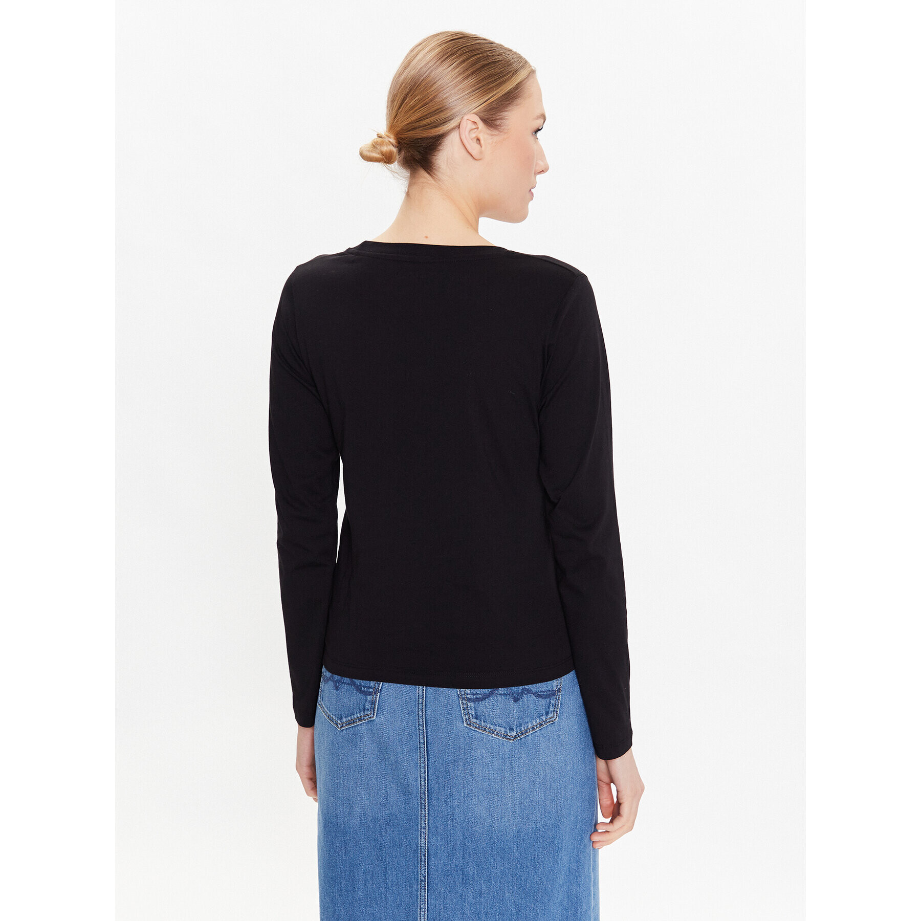 Pepe Jeans Тишърт Luna PL505394 Черен Regular Fit - Pepit.bg