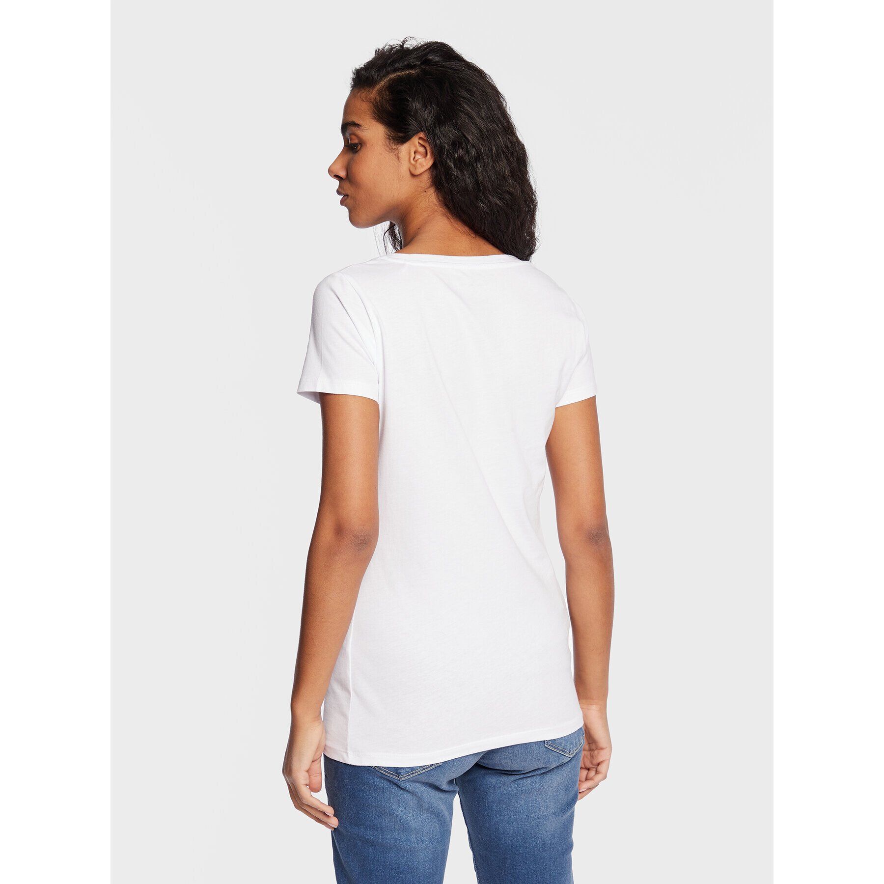 Pepe Jeans Тишърт Mery PL505418 Бял Regular Fit - Pepit.bg