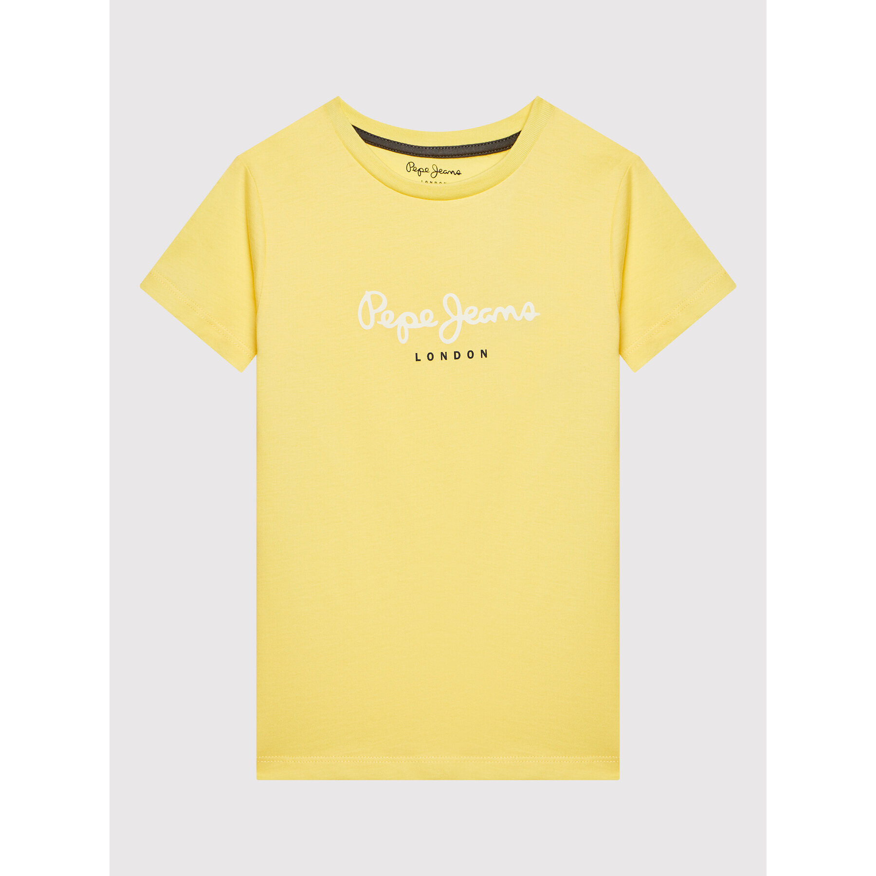 Pepe Jeans Тишърт New Art PB503387 Жълт Regular Fit - Pepit.bg