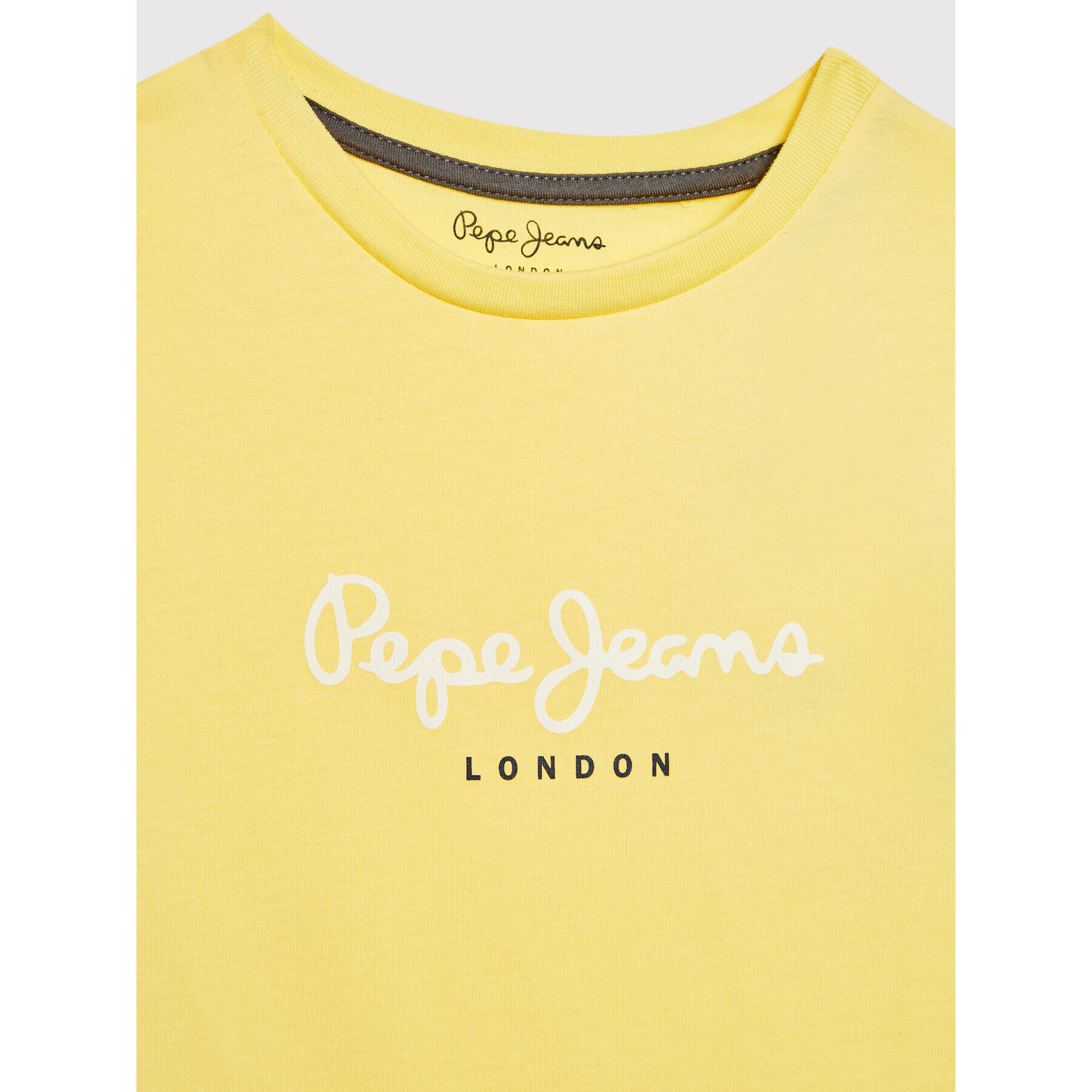 Pepe Jeans Тишърт New Art PB503387 Жълт Regular Fit - Pepit.bg