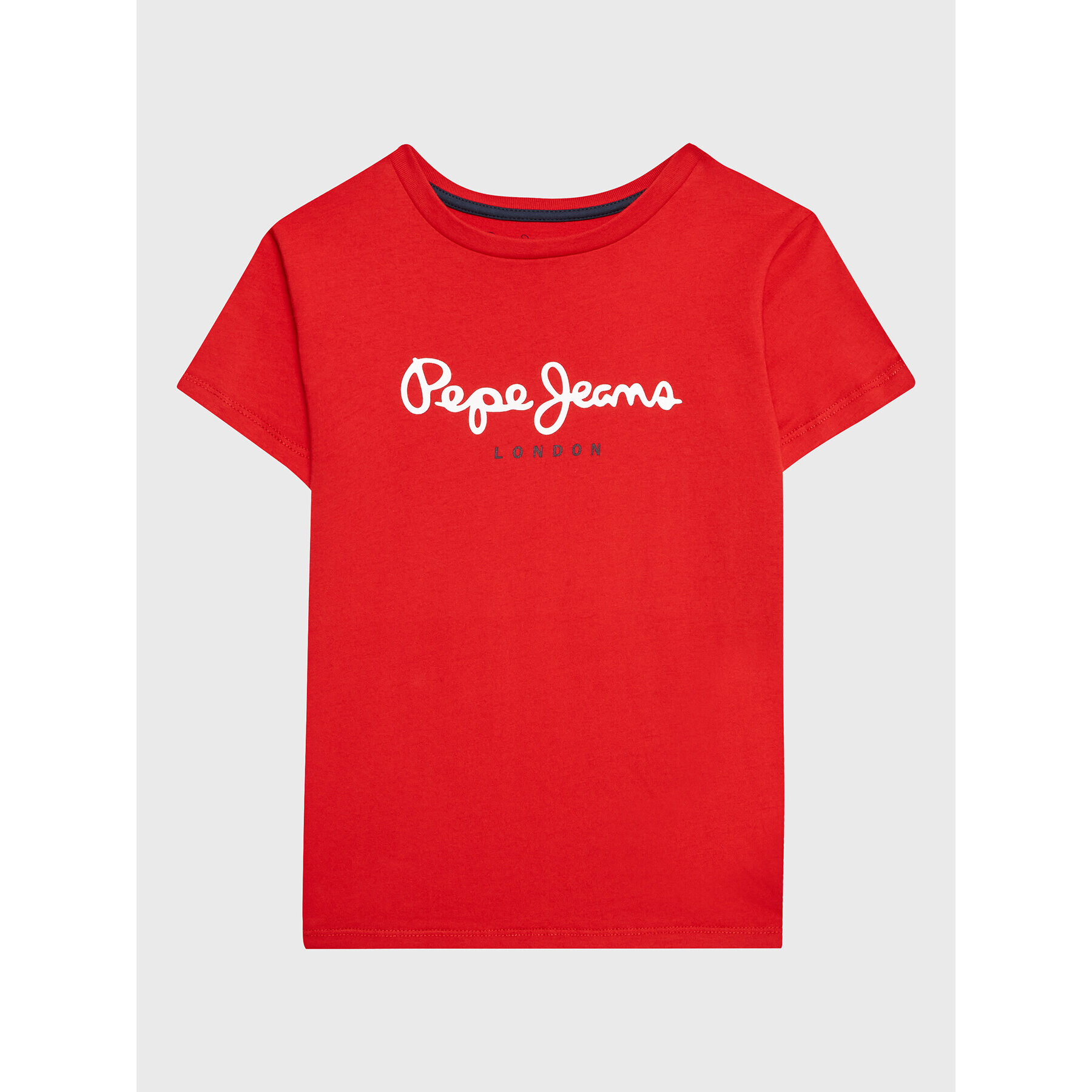 Pepe Jeans Тишърт New Art PB503493 Червен Regular Fit - Pepit.bg