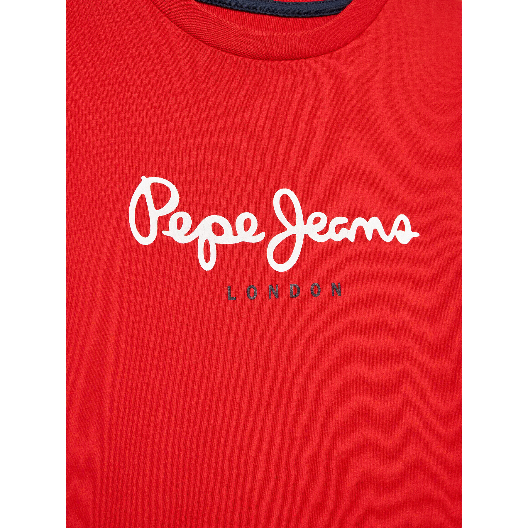 Pepe Jeans Тишърт New Art PB503493 Червен Regular Fit - Pepit.bg