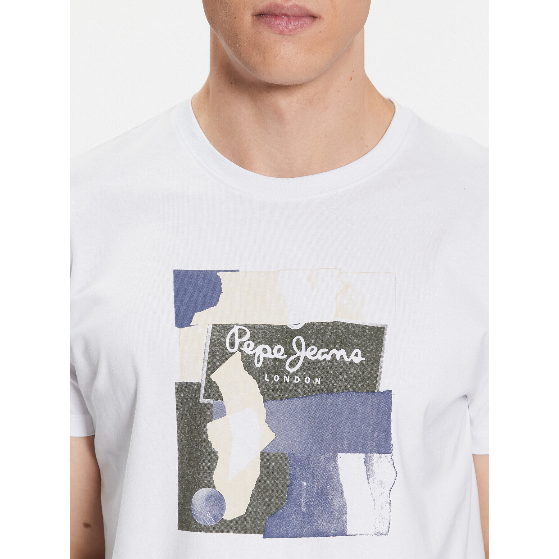 Pepe Jeans Тишърт Oldwive PM508942 Бял Regular Fit - Pepit.bg