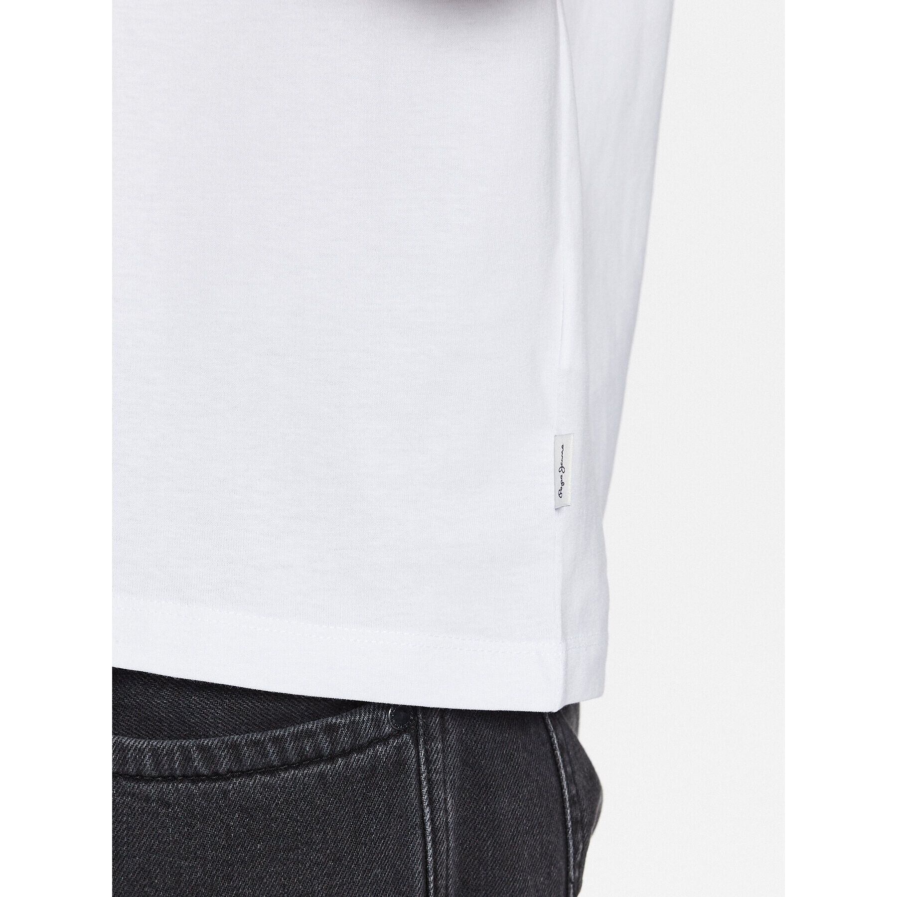 Pepe Jeans Тишърт Oldwive PM508942 Бял Regular Fit - Pepit.bg