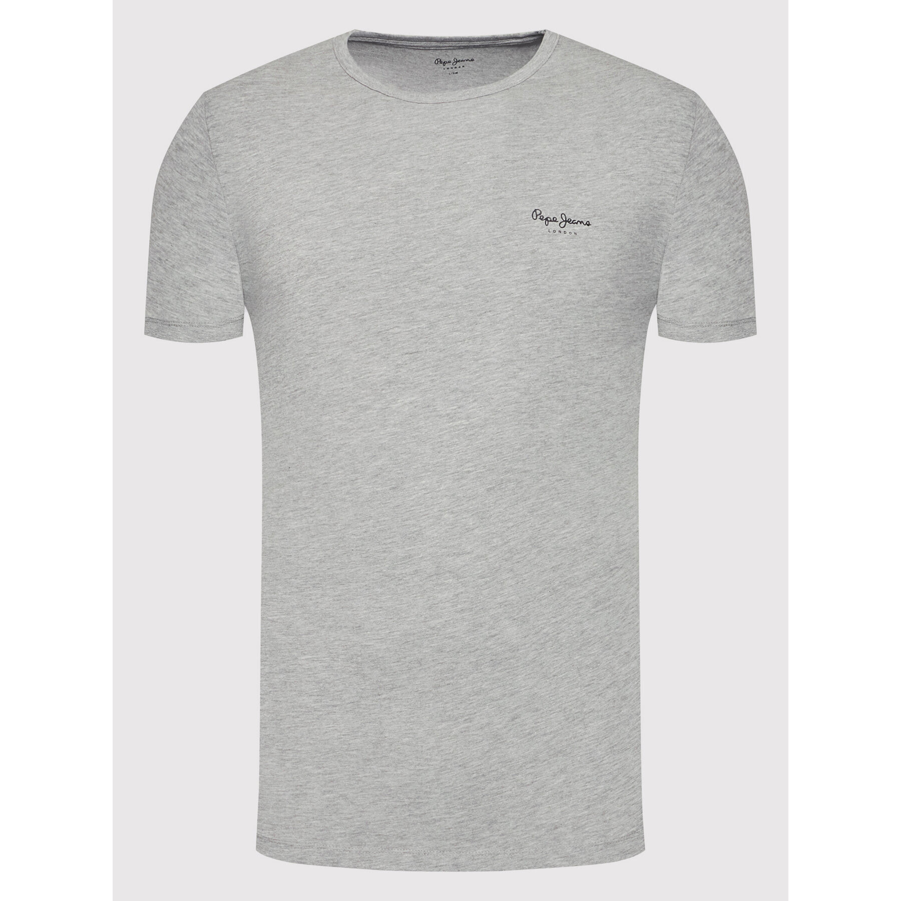 Pepe Jeans Тишърт Original Basic 3 N PM508212 Сив Slim Fit - Pepit.bg