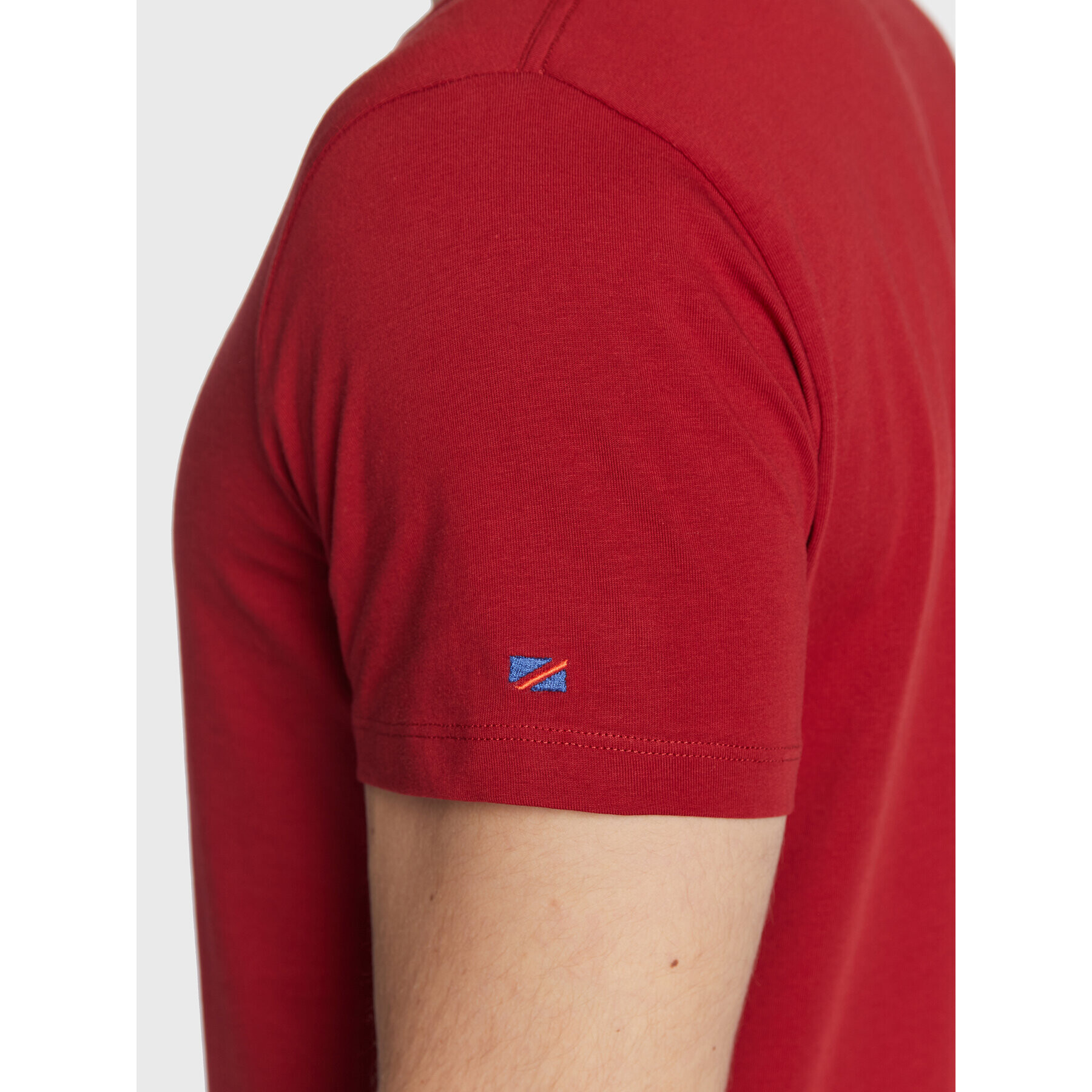 Pepe Jeans Тишърт Original Basic PM508212 Бордо Slim Fit - Pepit.bg