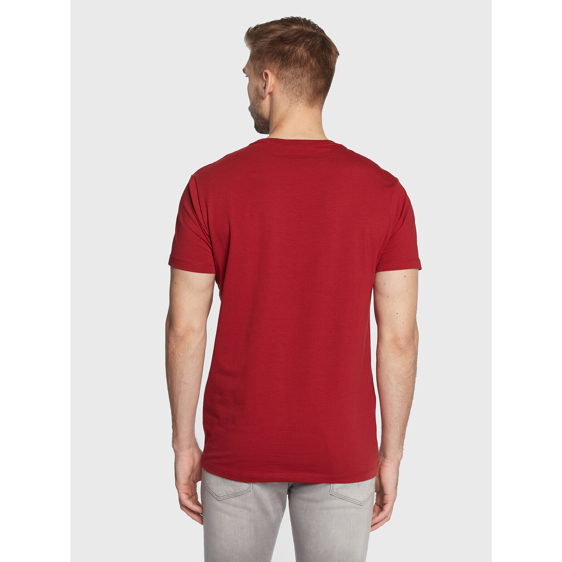 Pepe Jeans Тишърт Original PM508210 Червен Slim Fit - Pepit.bg