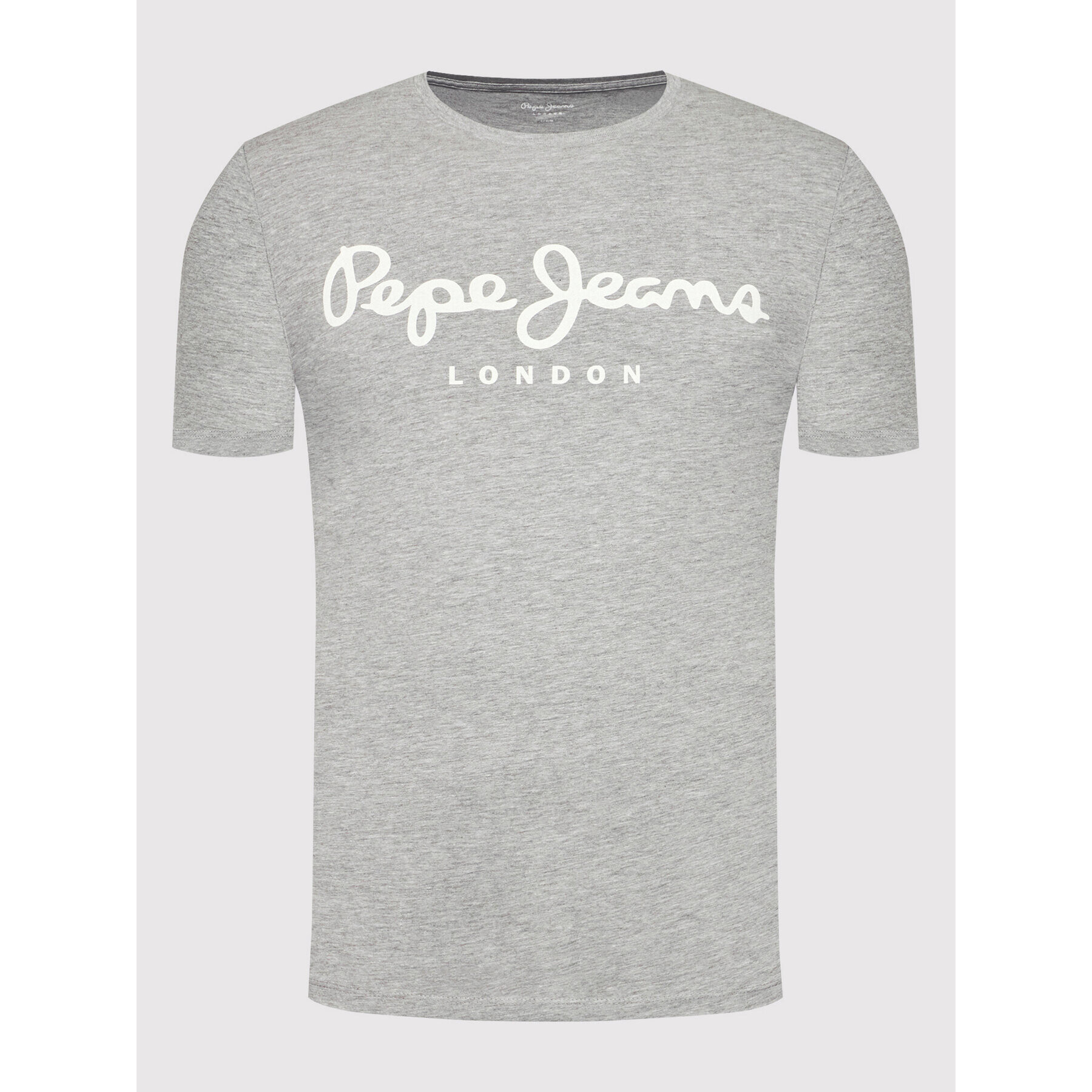 Pepe Jeans Тишърт Original PM508210 Сив Slim Fit - Pepit.bg