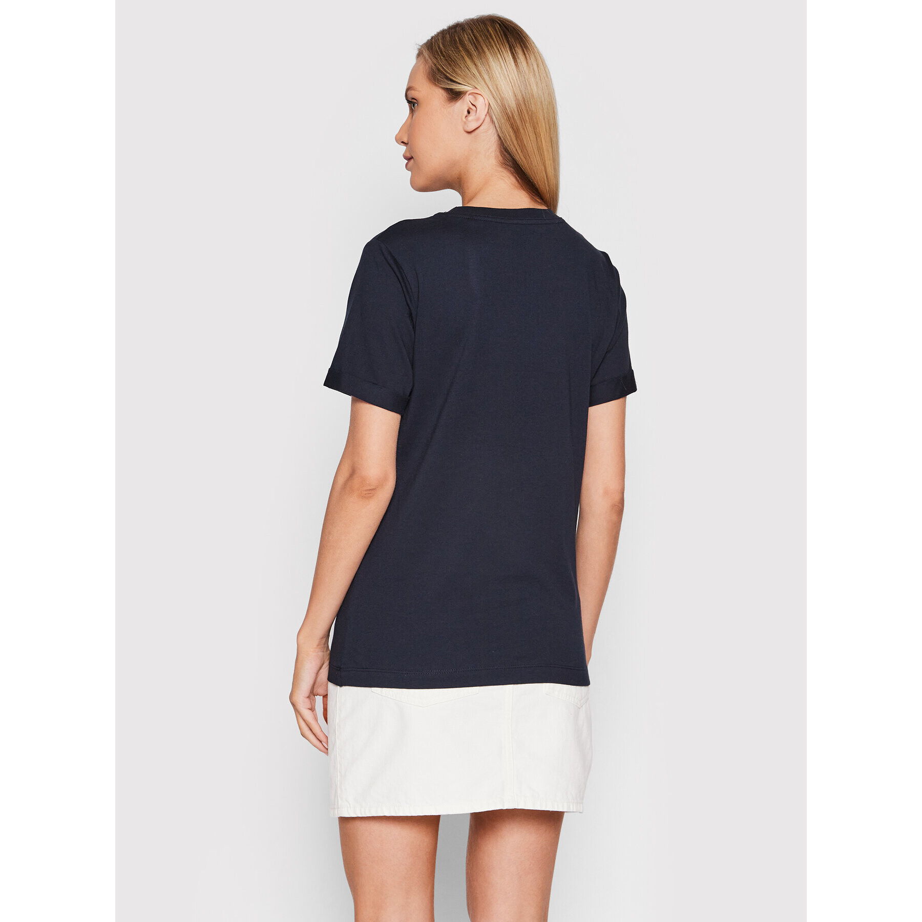 Pepe Jeans Тишърт Pauline PL505220 Тъмносин Regular Fit - Pepit.bg