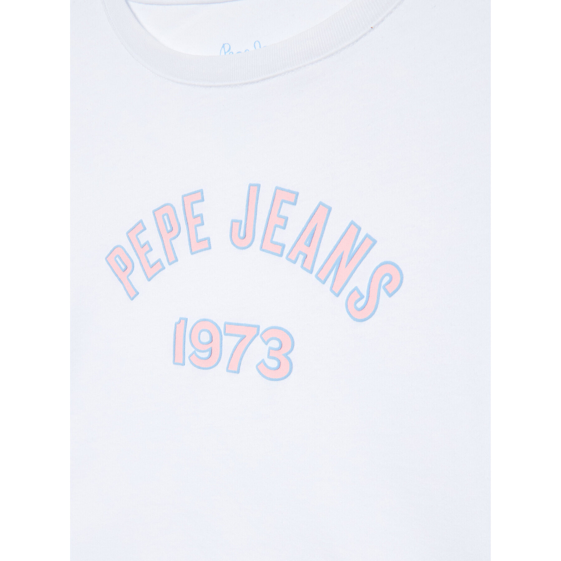 Pepe Jeans Тишърт Paullete PG502955 Бял Regular Fit - Pepit.bg