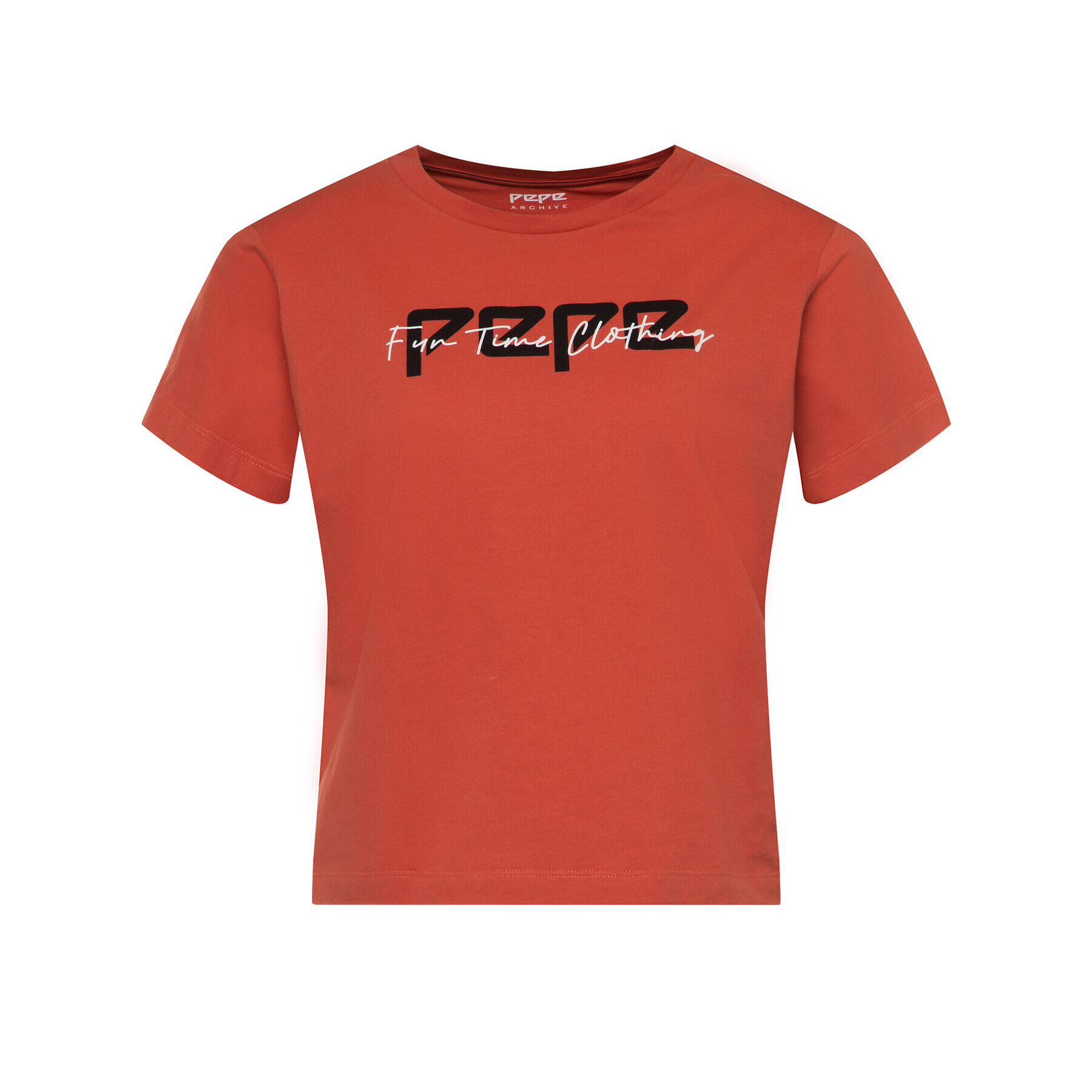 Pepe Jeans Тишърт Pearl PL504479 Оранжев Regular Fit - Pepit.bg