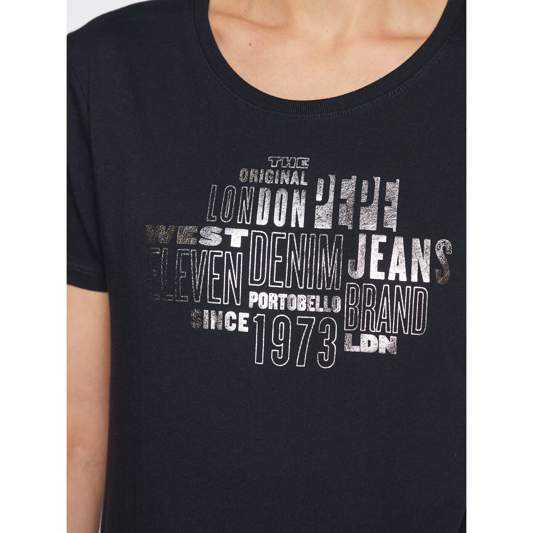 Pepe Jeans Тишърт Piper PL505228 Тъмносин Regular Fit - Pepit.bg
