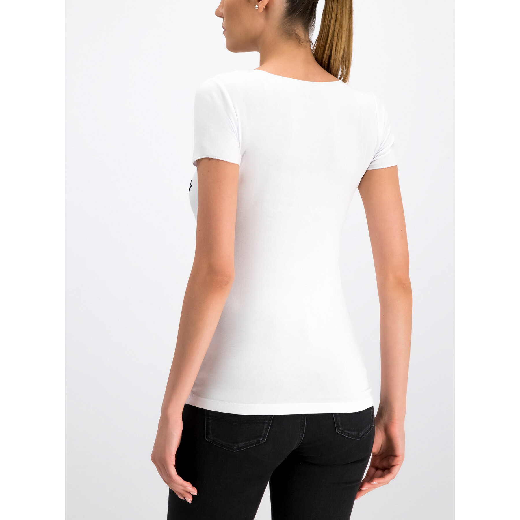 Pepe Jeans Тишърт PL504143 Бял Regular Fit - Pepit.bg