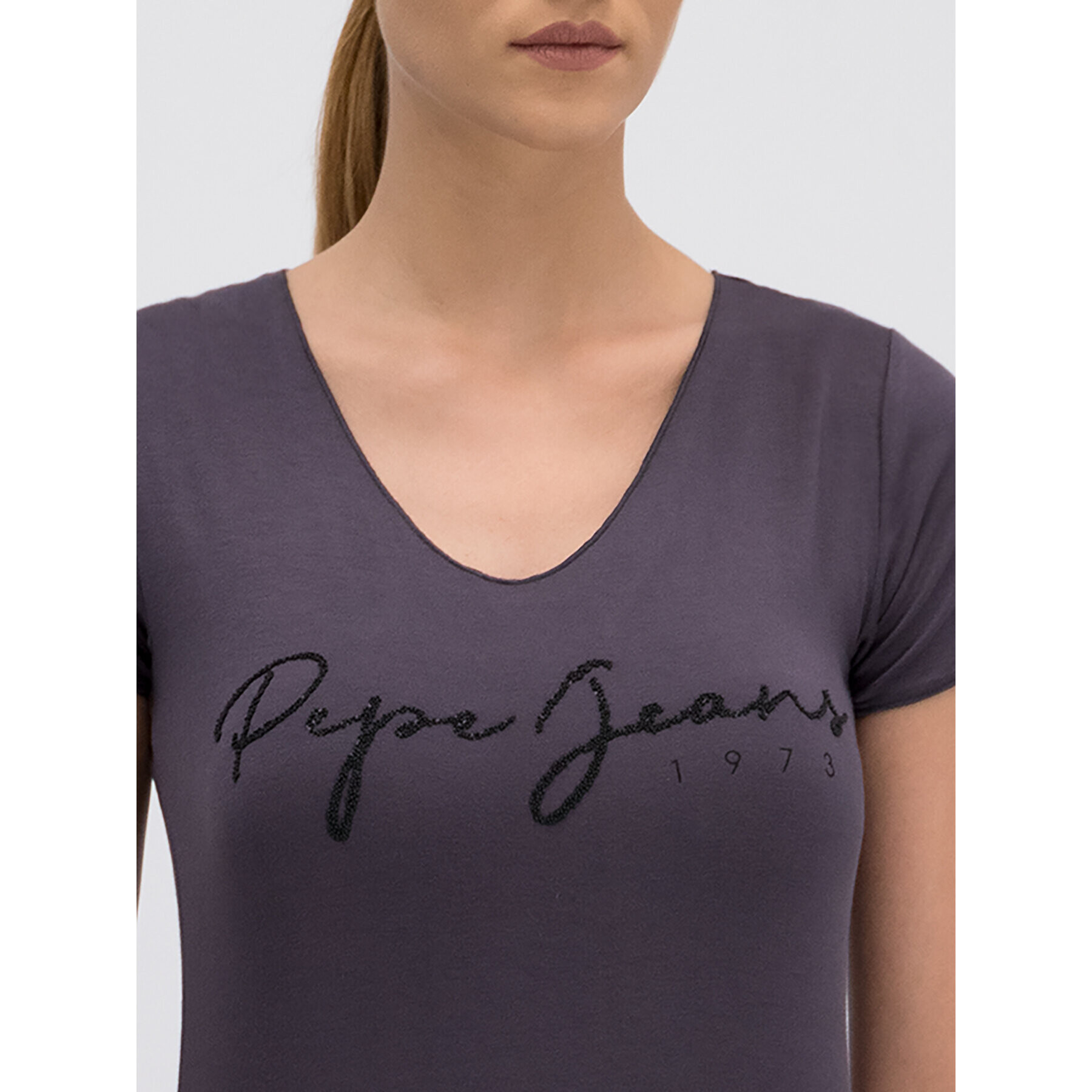 Pepe Jeans Тишърт PL504143 Сив Regular Fit - Pepit.bg