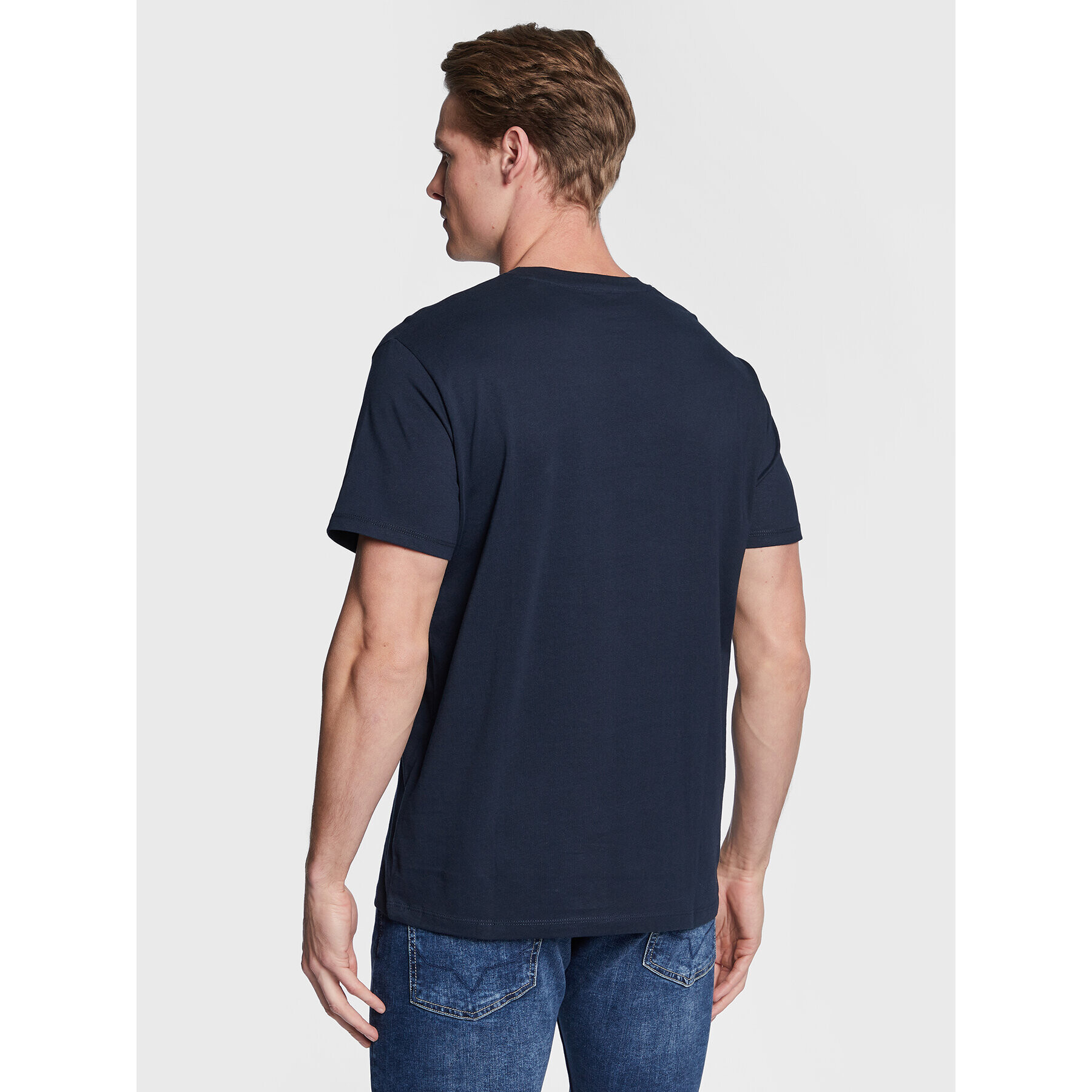 Pepe Jeans Тишърт Rafa PM508673 Тъмносин Regular Fit - Pepit.bg