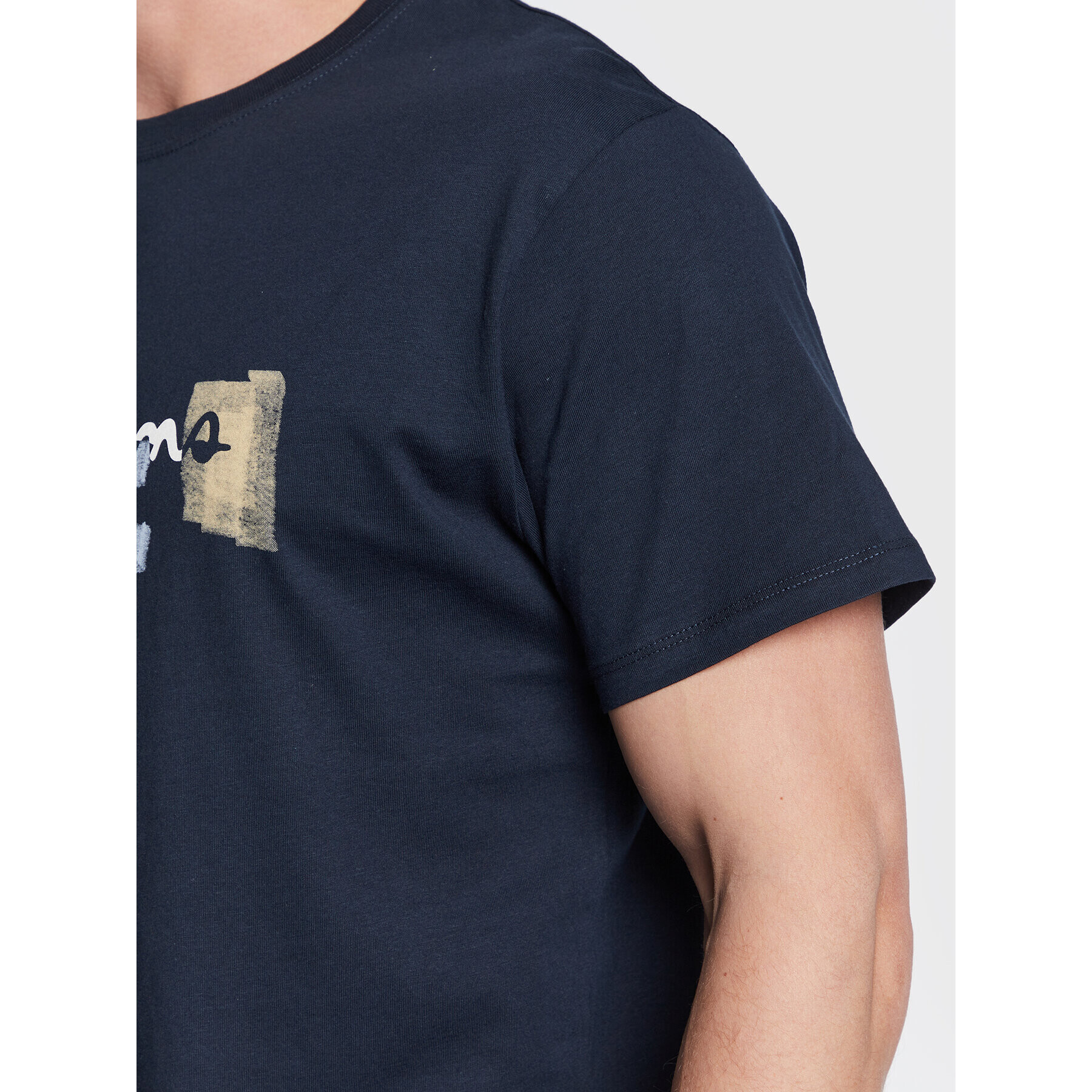 Pepe Jeans Тишърт Rafa PM508673 Тъмносин Regular Fit - Pepit.bg