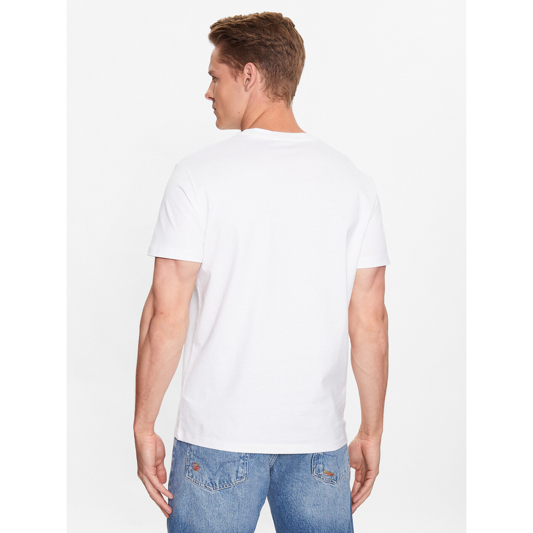 Pepe Jeans Тишърт Roslyn PM508713 Бял Regular Fit - Pepit.bg