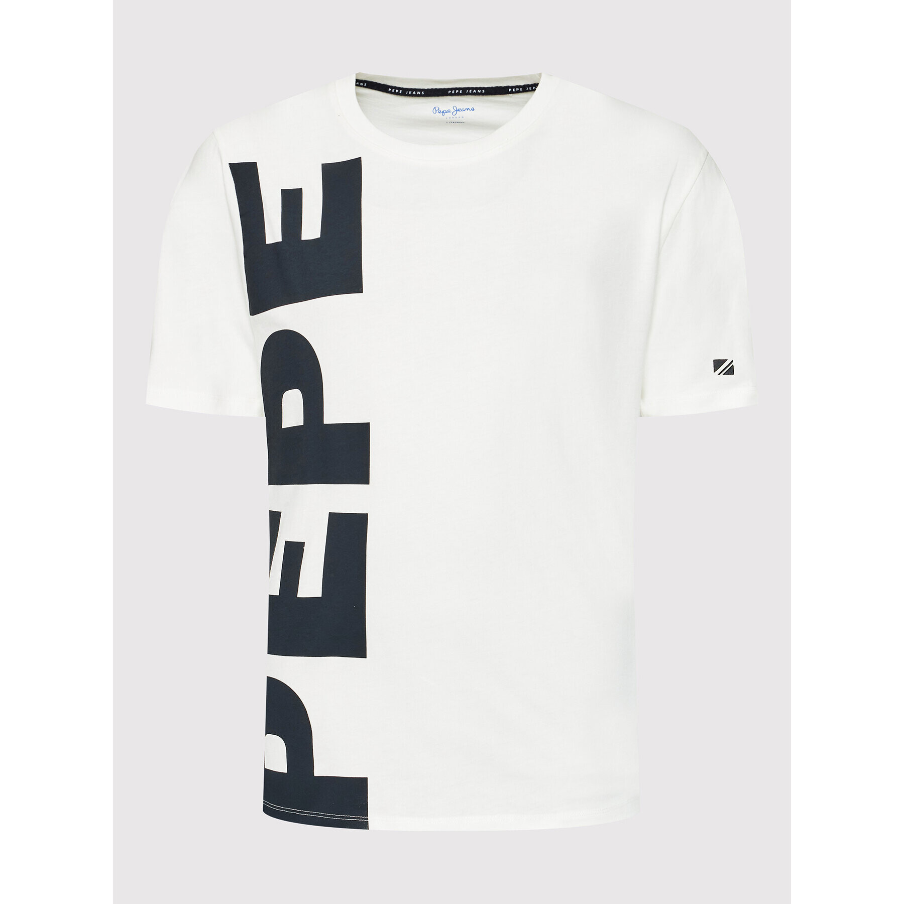 Pepe Jeans Тишърт Shedrick PM508374 Бял Relaxed Fit - Pepit.bg