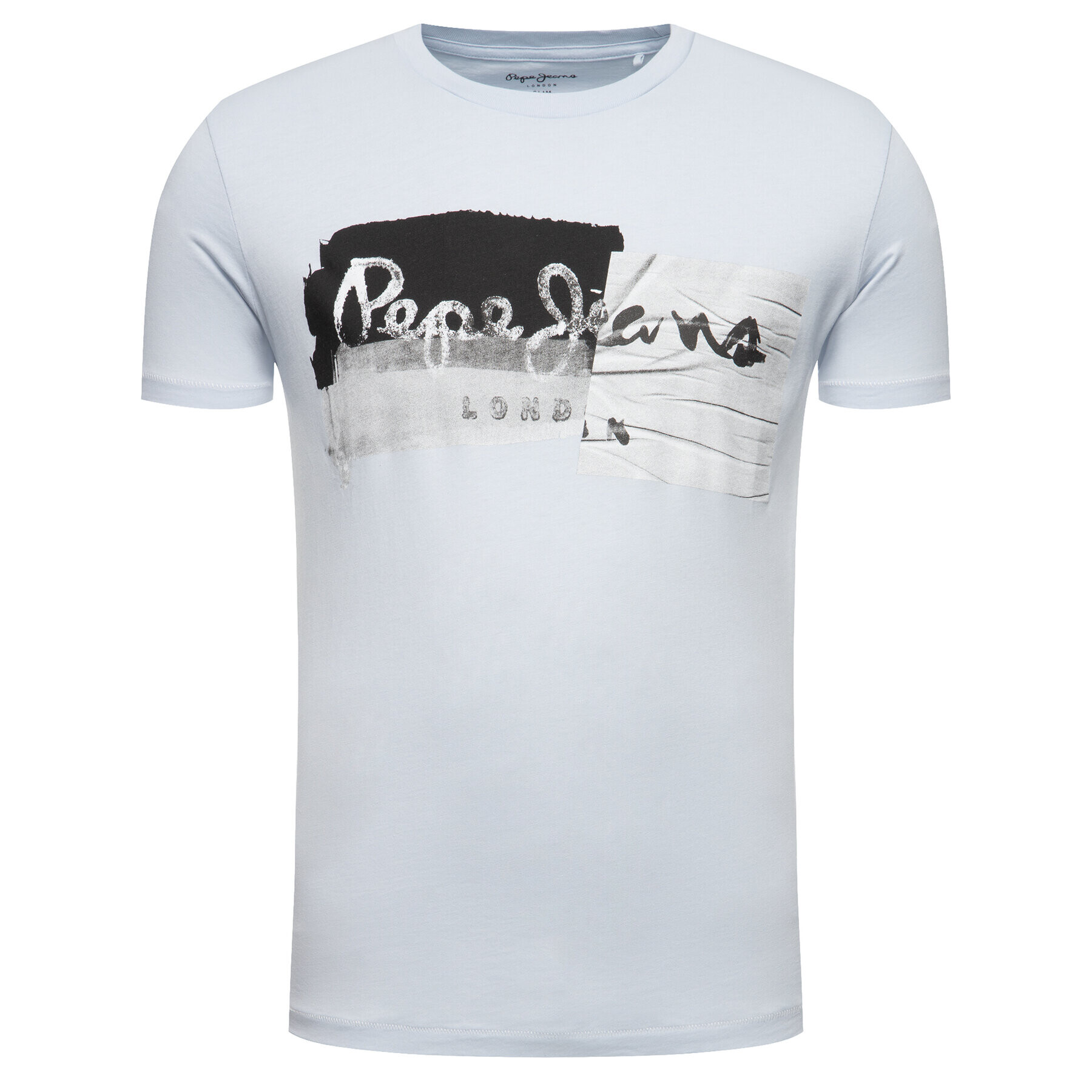 Pepe Jeans Тишърт Stepney PM506484 Син Slim Fit - Pepit.bg