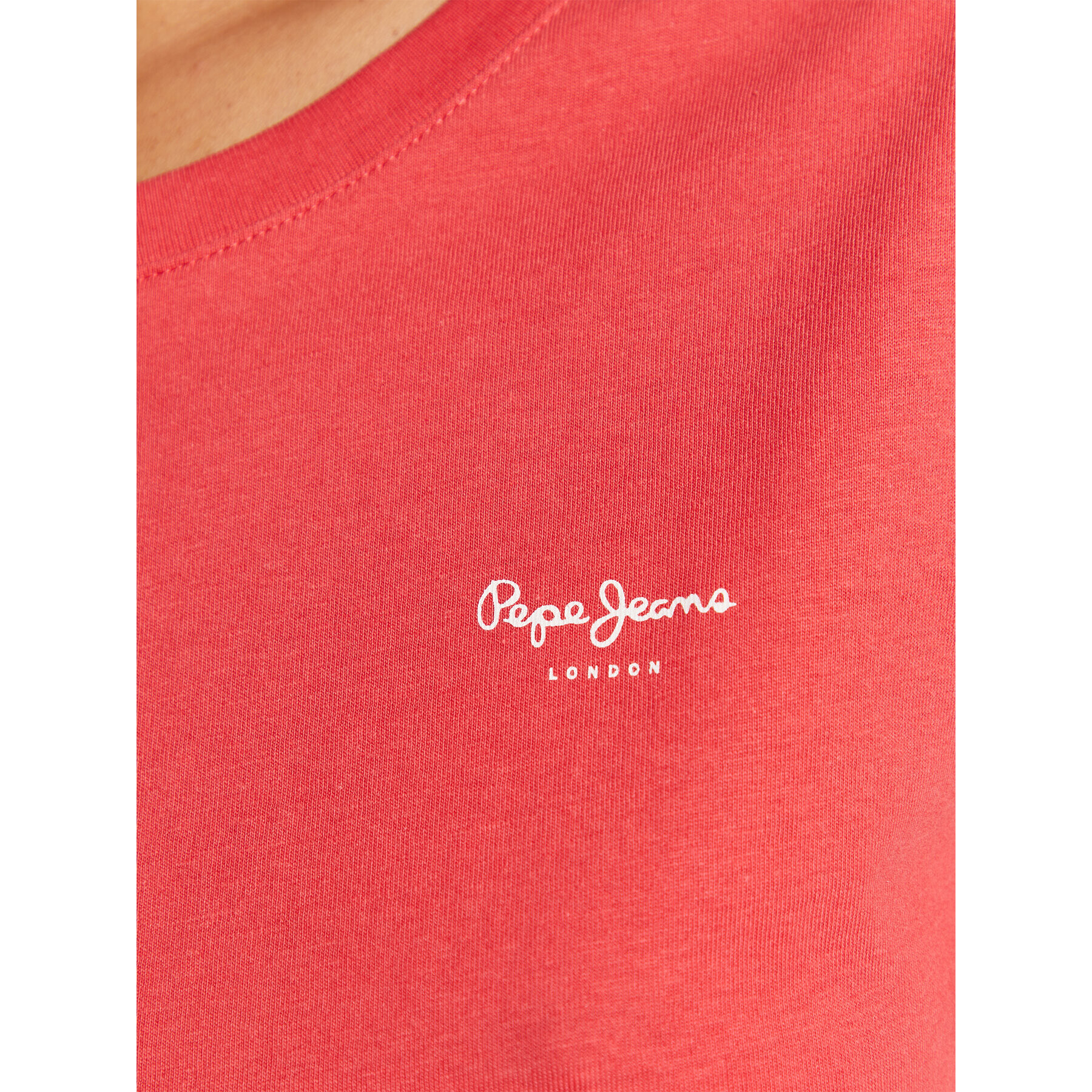 Pepe Jeans Тишърт Wendy Chest PL505481 Червен Regular Fit - Pepit.bg